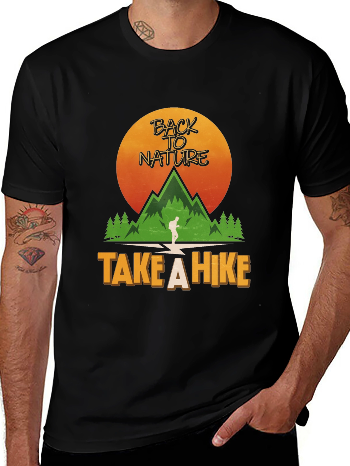 Back to Nature T-Shirt - Take a Hike Design