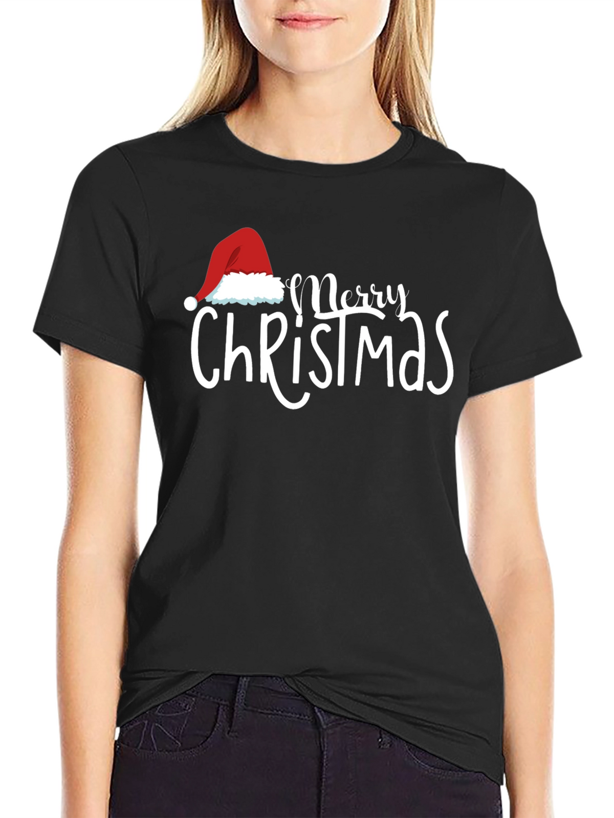 Merry Christmas Graphic Tee - Holiday Season T-Shirt