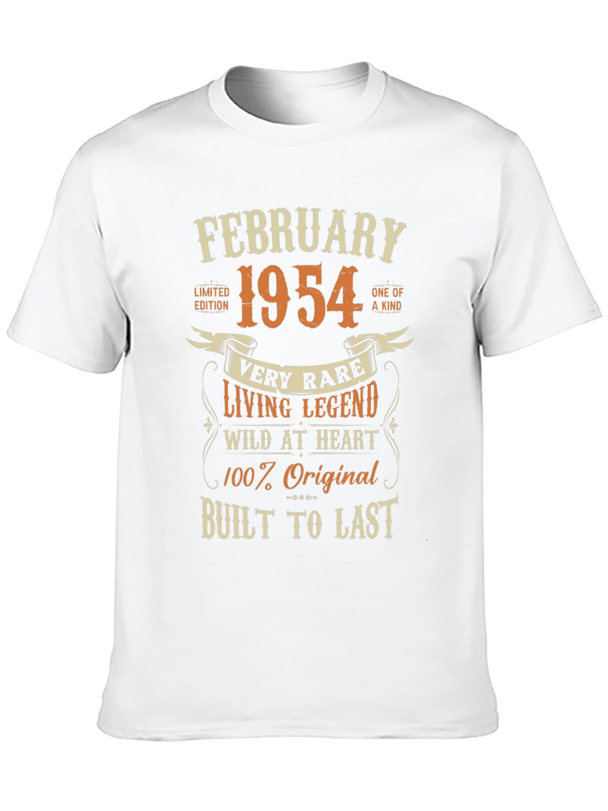 February 1954 Birthday Limited Edition T-Shirt
