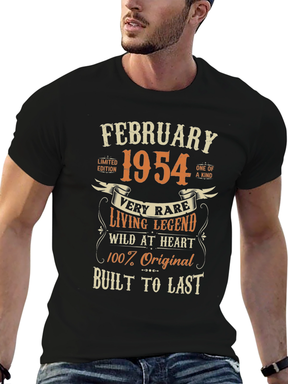 February 1954 Birthday Limited Edition T-Shirt