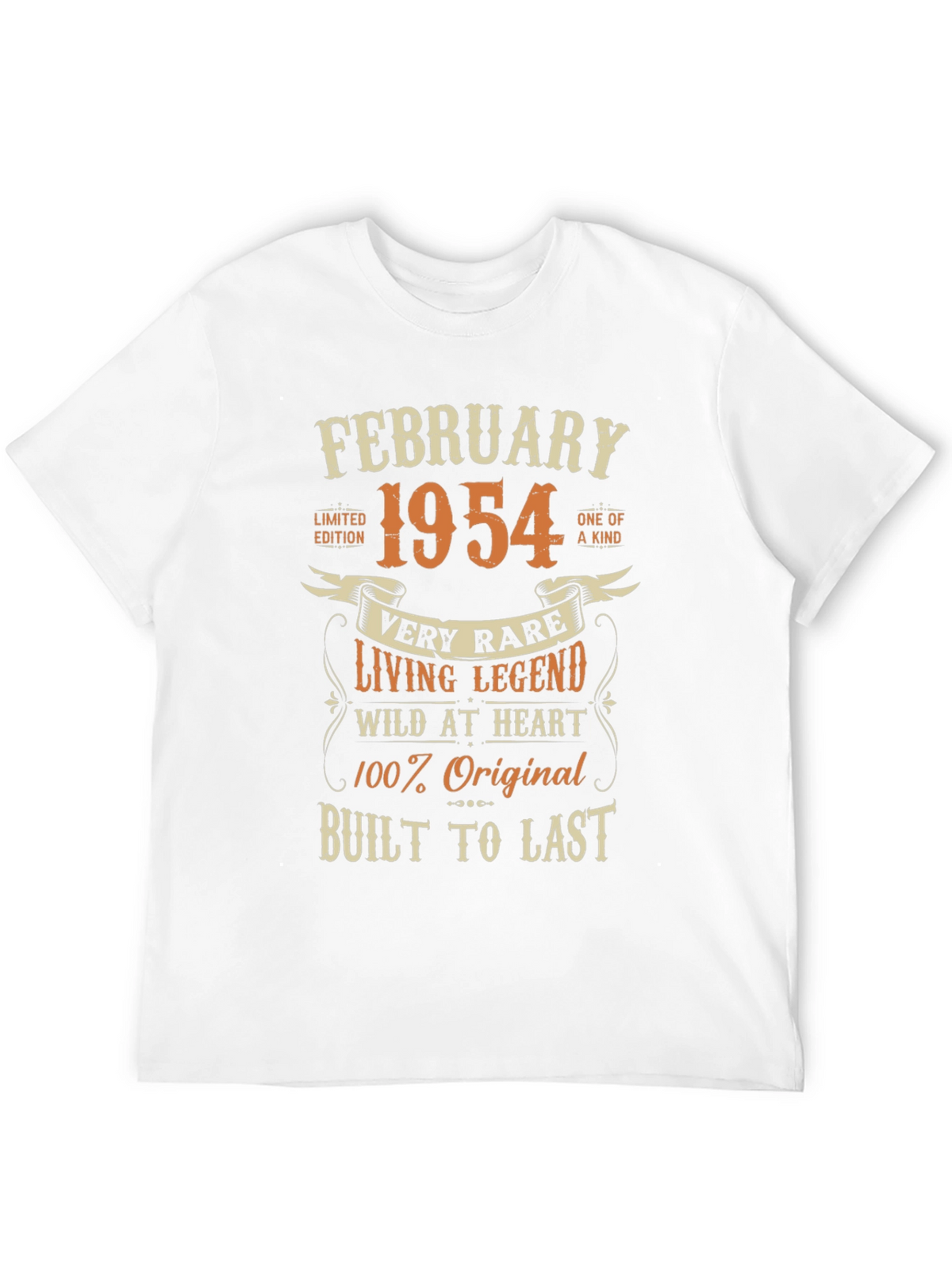 February 1954 Birthday Limited Edition T-Shirt