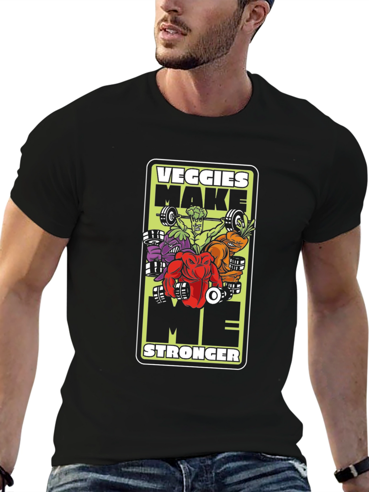 Veggies Make Me Stronger T-Shirt