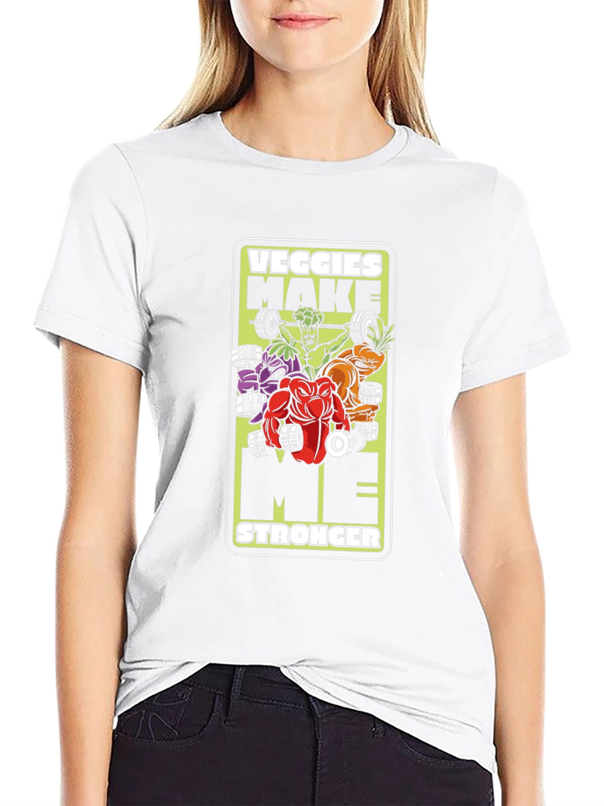 Veggies Make Me Stronger T-Shirt