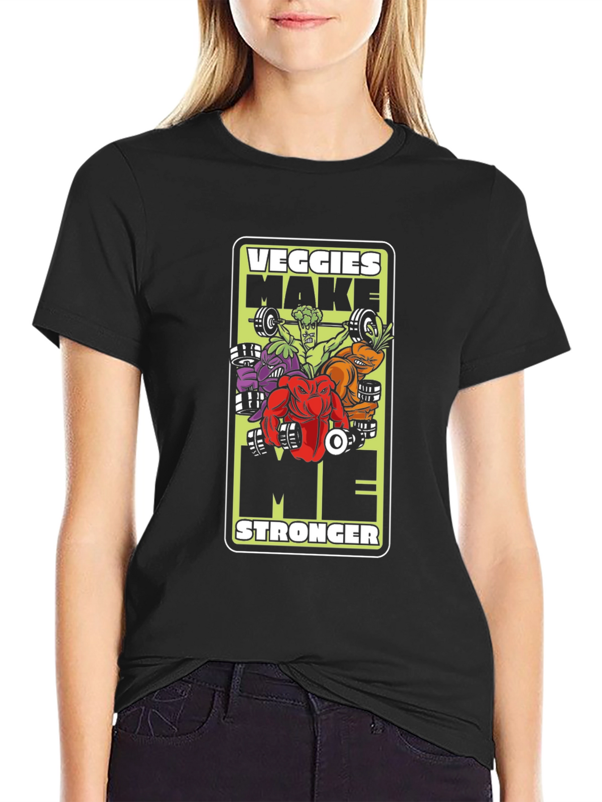 Veggies Make Me Stronger T-Shirt