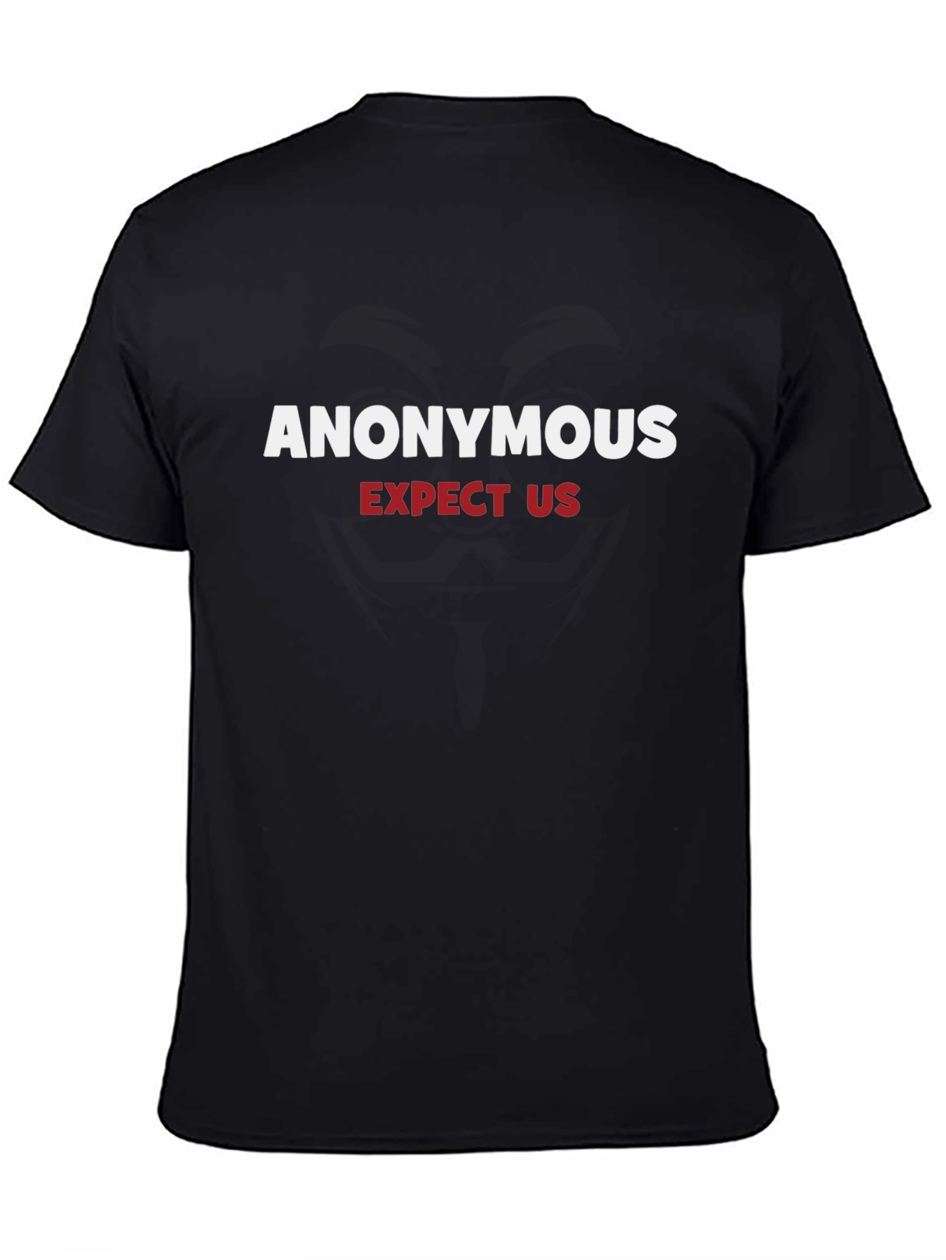 Anonymous Expect Us Black T-Shirt