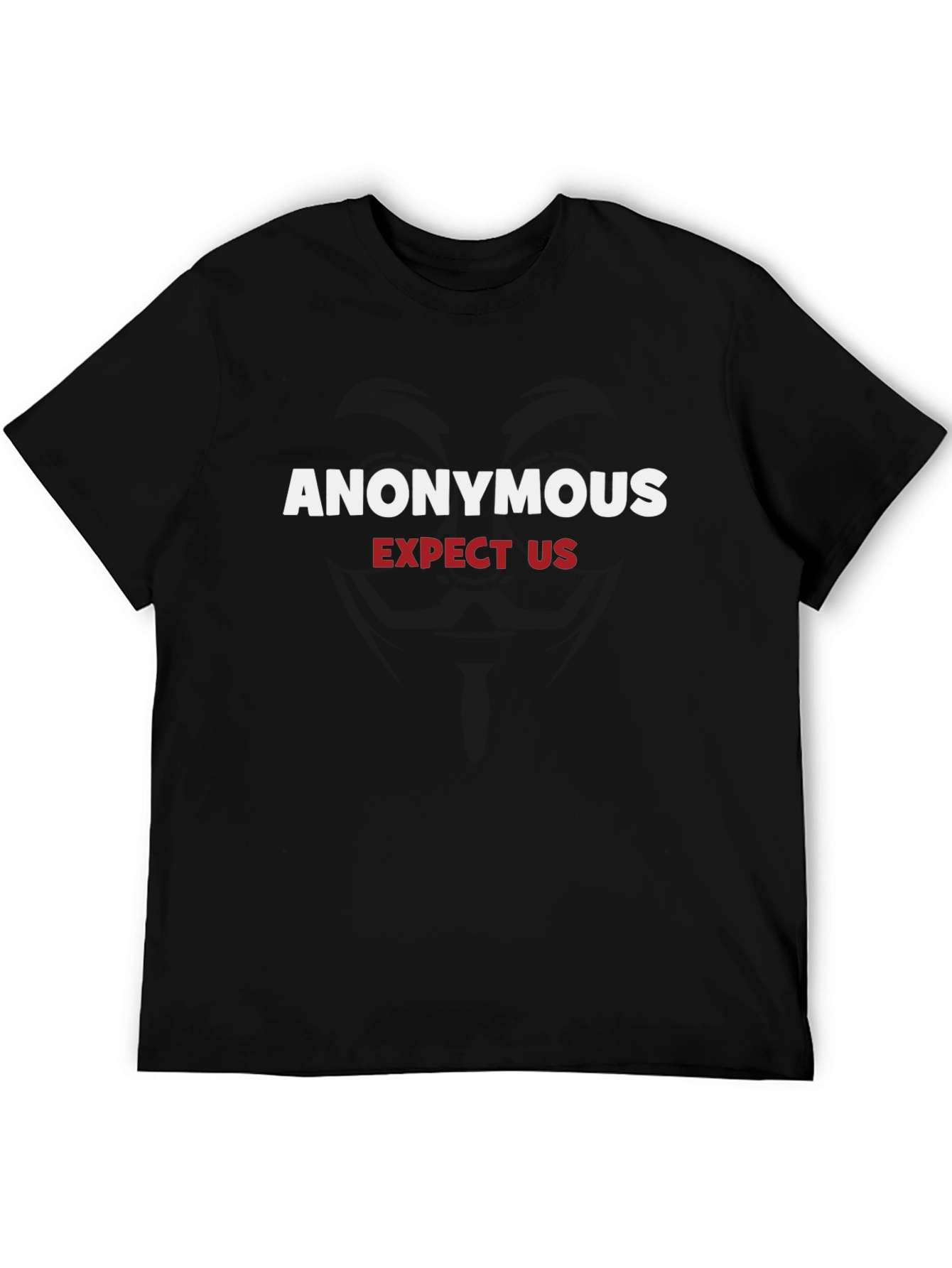 Anonymous Expect Us Black T-Shirt