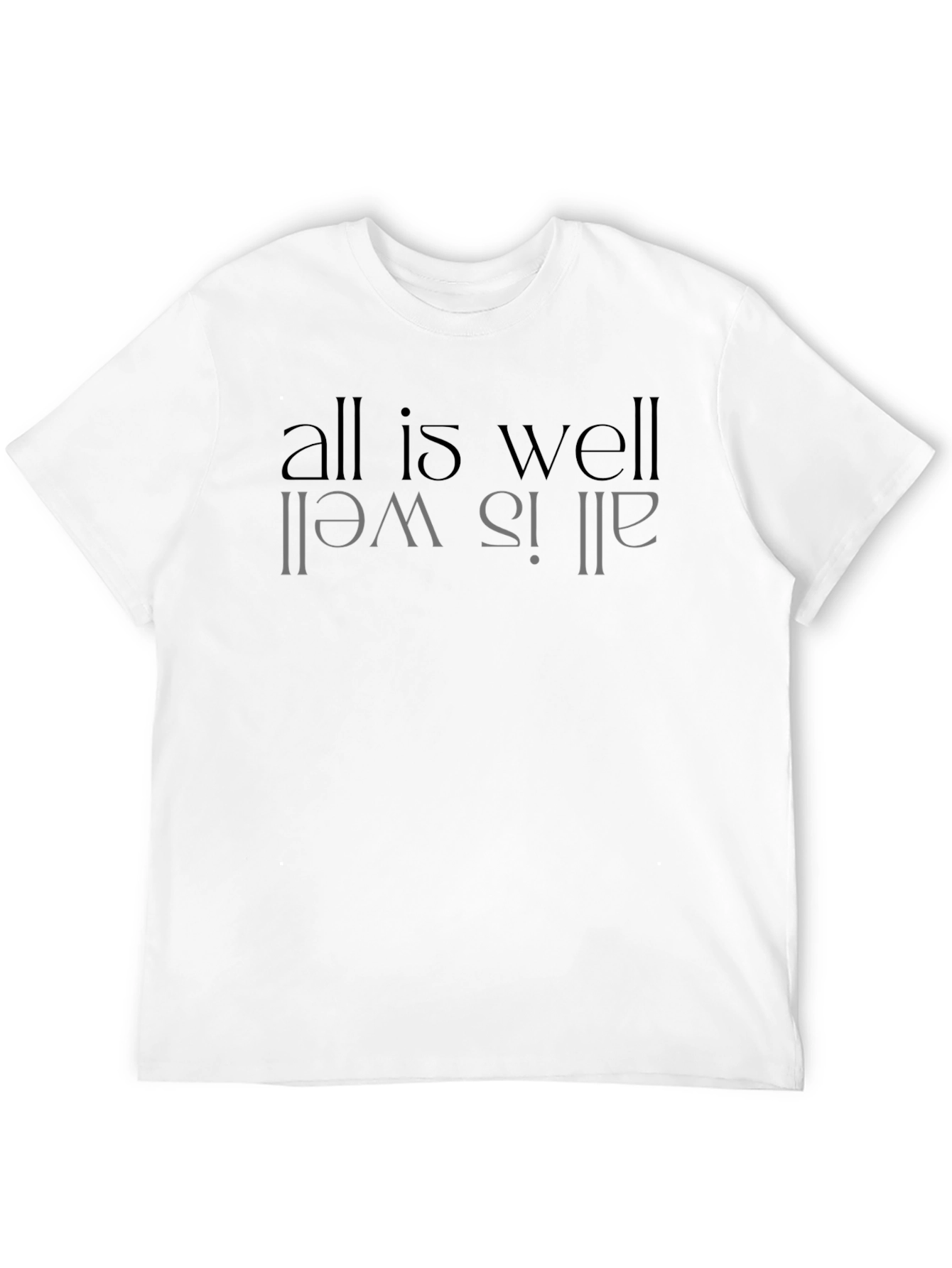 All Is Well Printed Graphic Tee