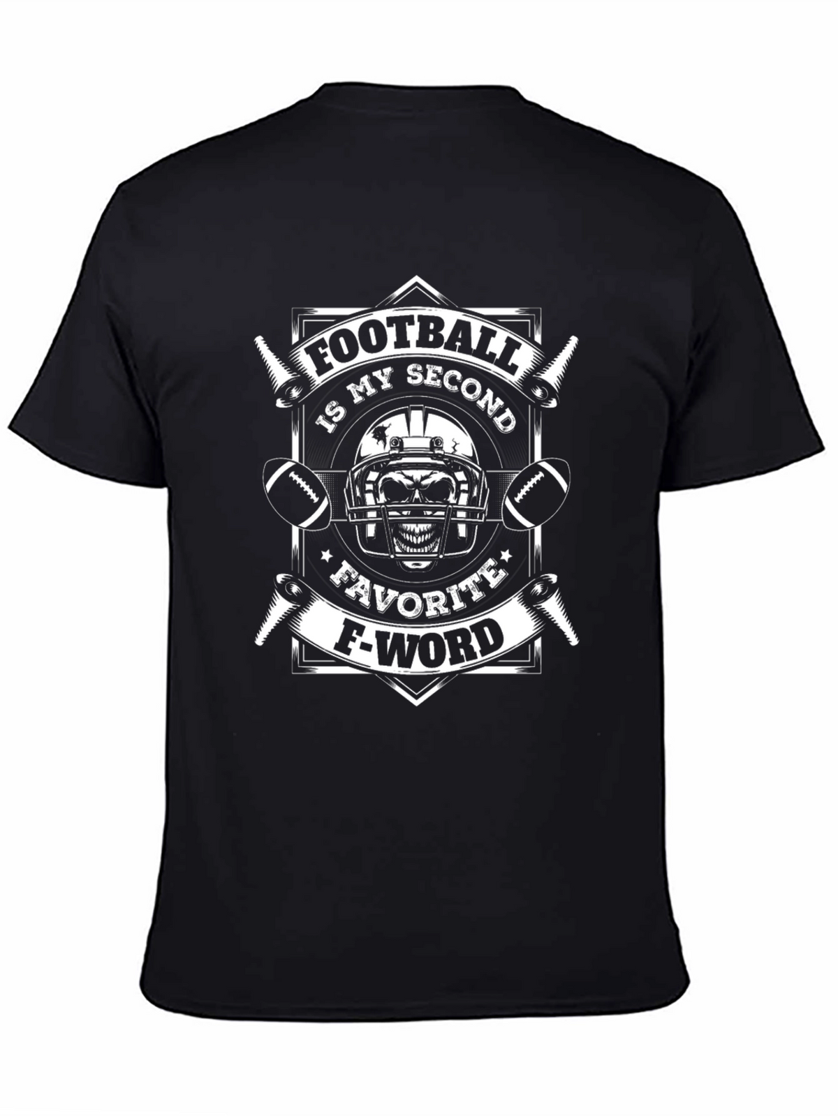 Football Second Favorite F Word Graphic Tee