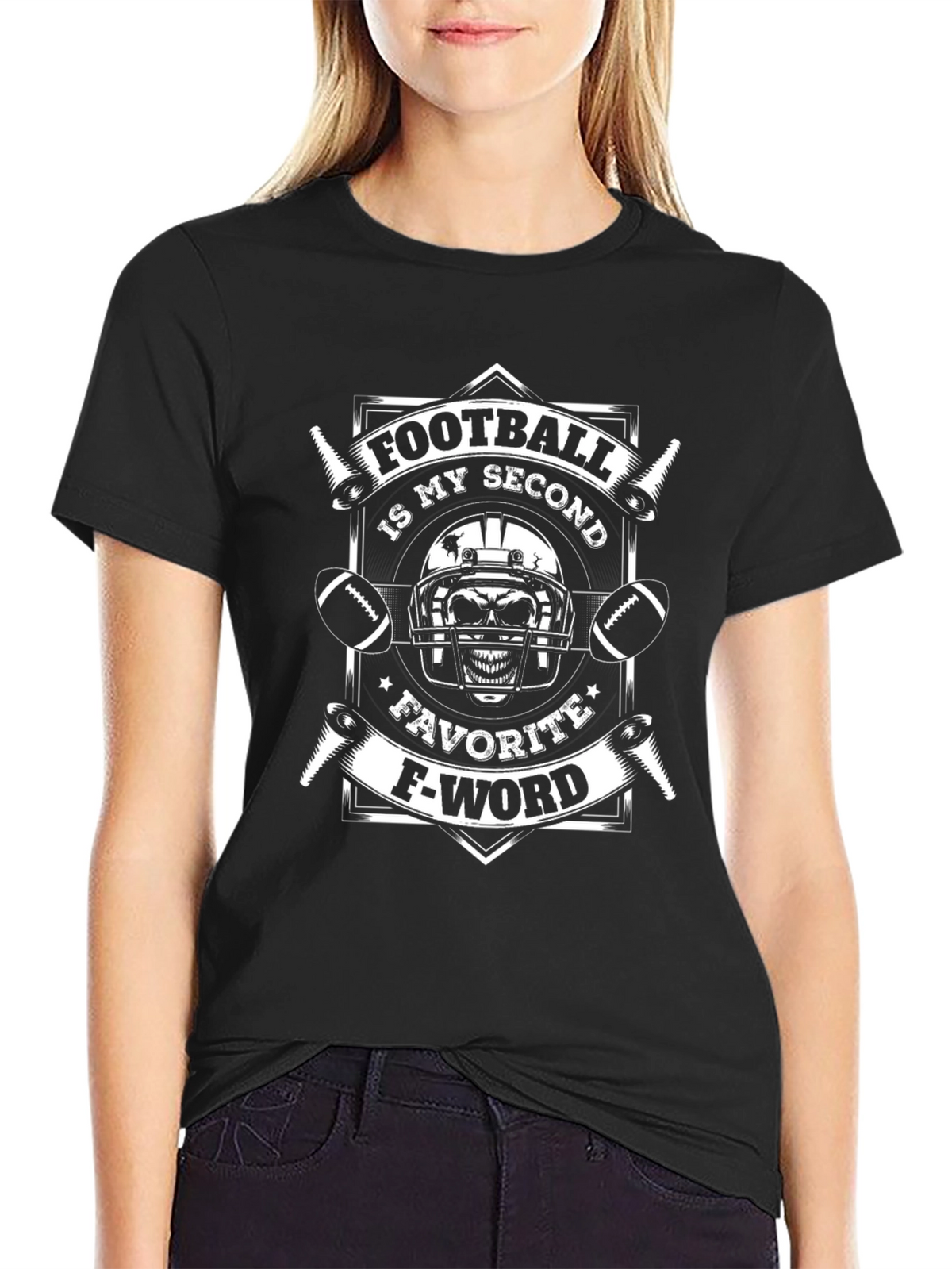 Football Second Favorite F Word Graphic Tee