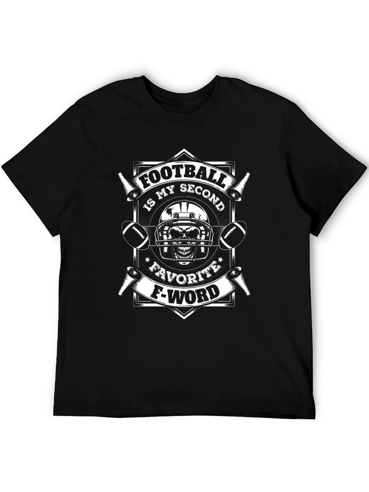 Football Second Favorite F Word Graphic Tee