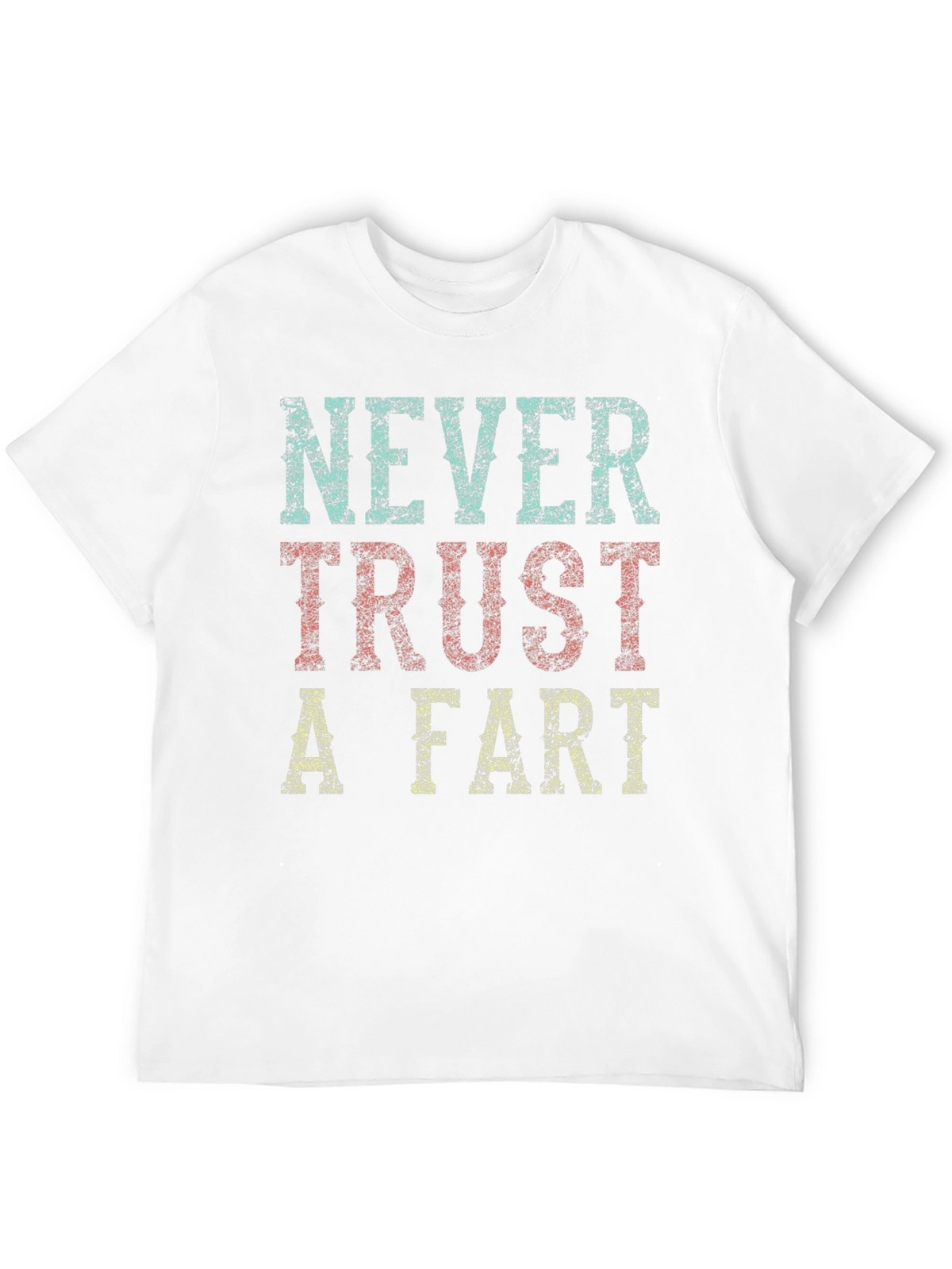 Never Trust A Fart Graphic Tee - Black Cotton
