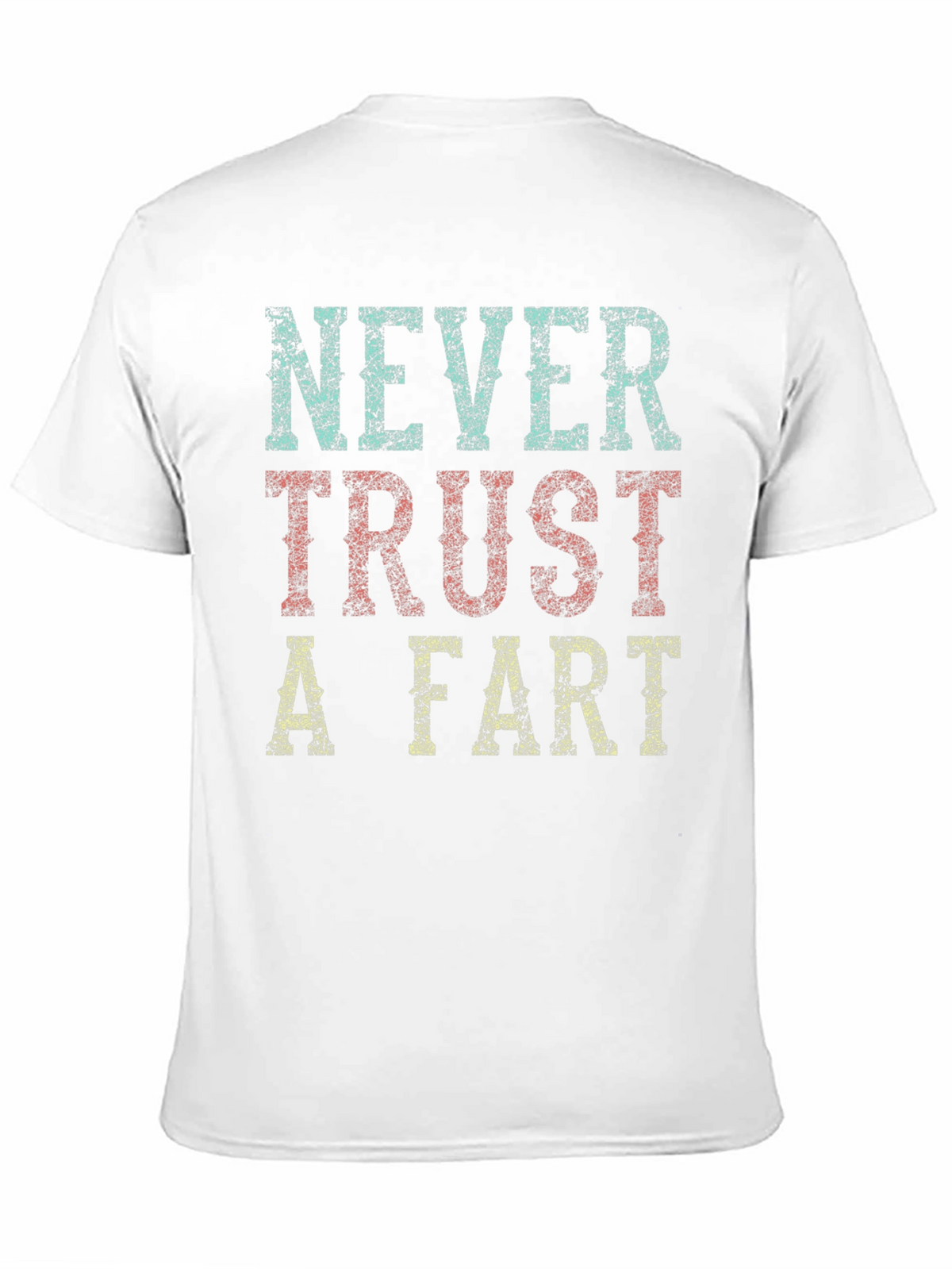 Never Trust A Fart Graphic Tee - Black Cotton
