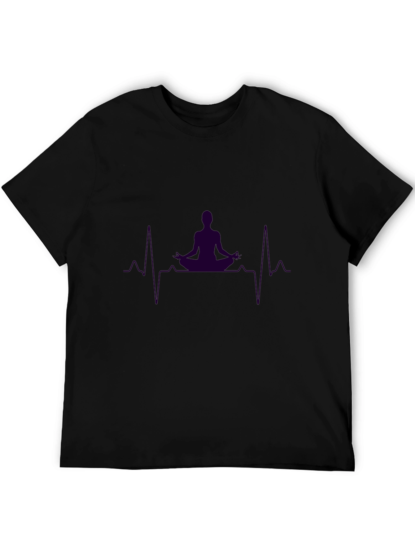 Yoga Heartbeat T-Shirt - Zen Meditation Tee