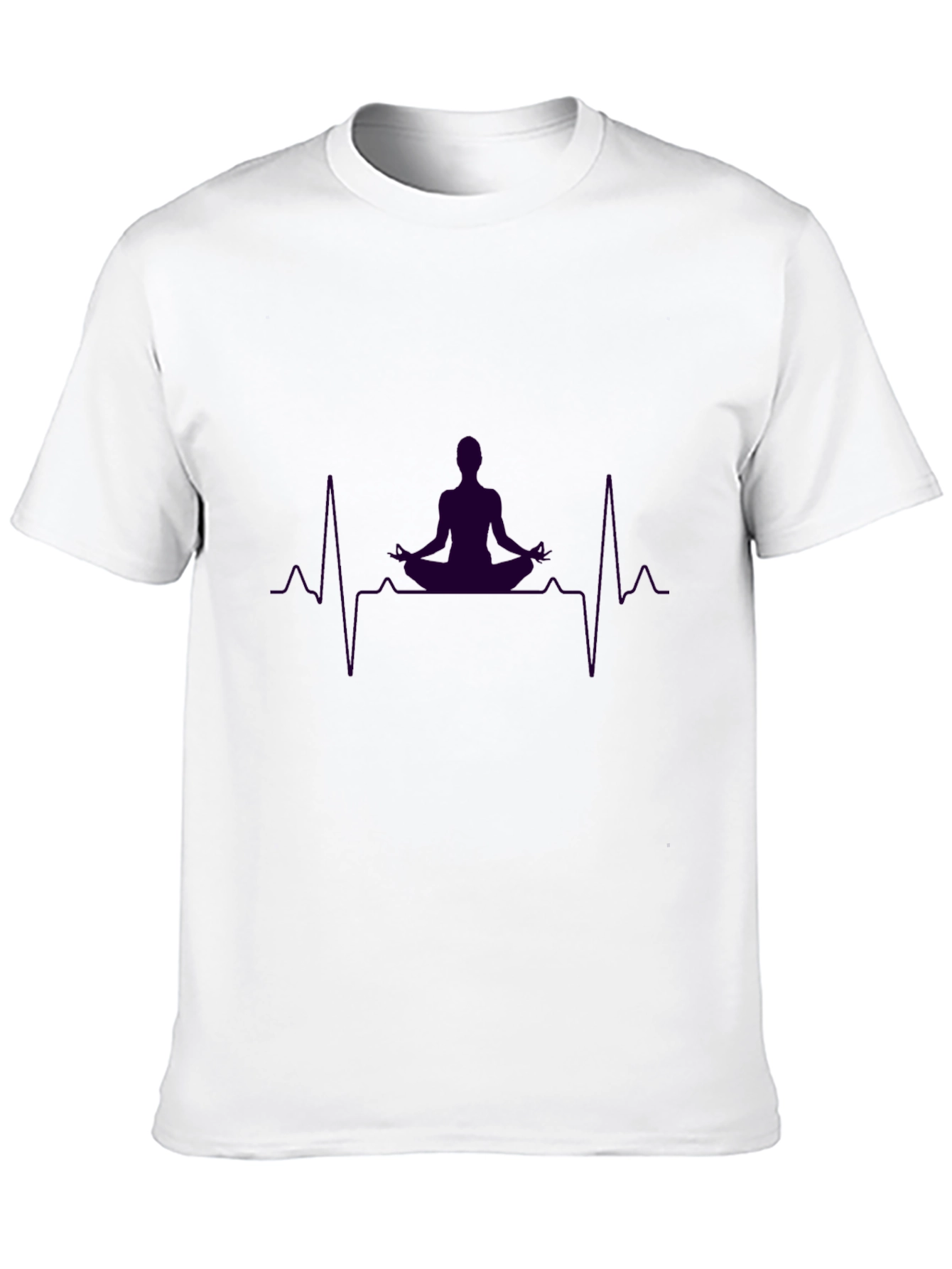 Yoga Heartbeat T-Shirt - Zen Meditation Tee