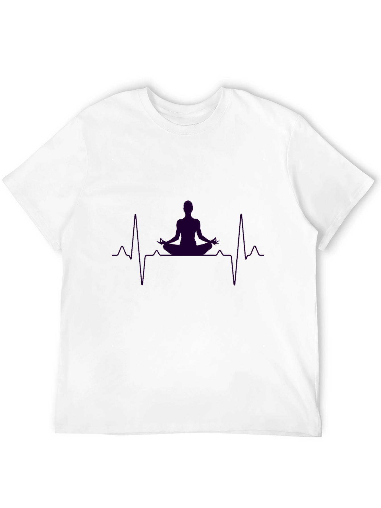 Yoga Heartbeat T-Shirt - Zen Meditation Tee