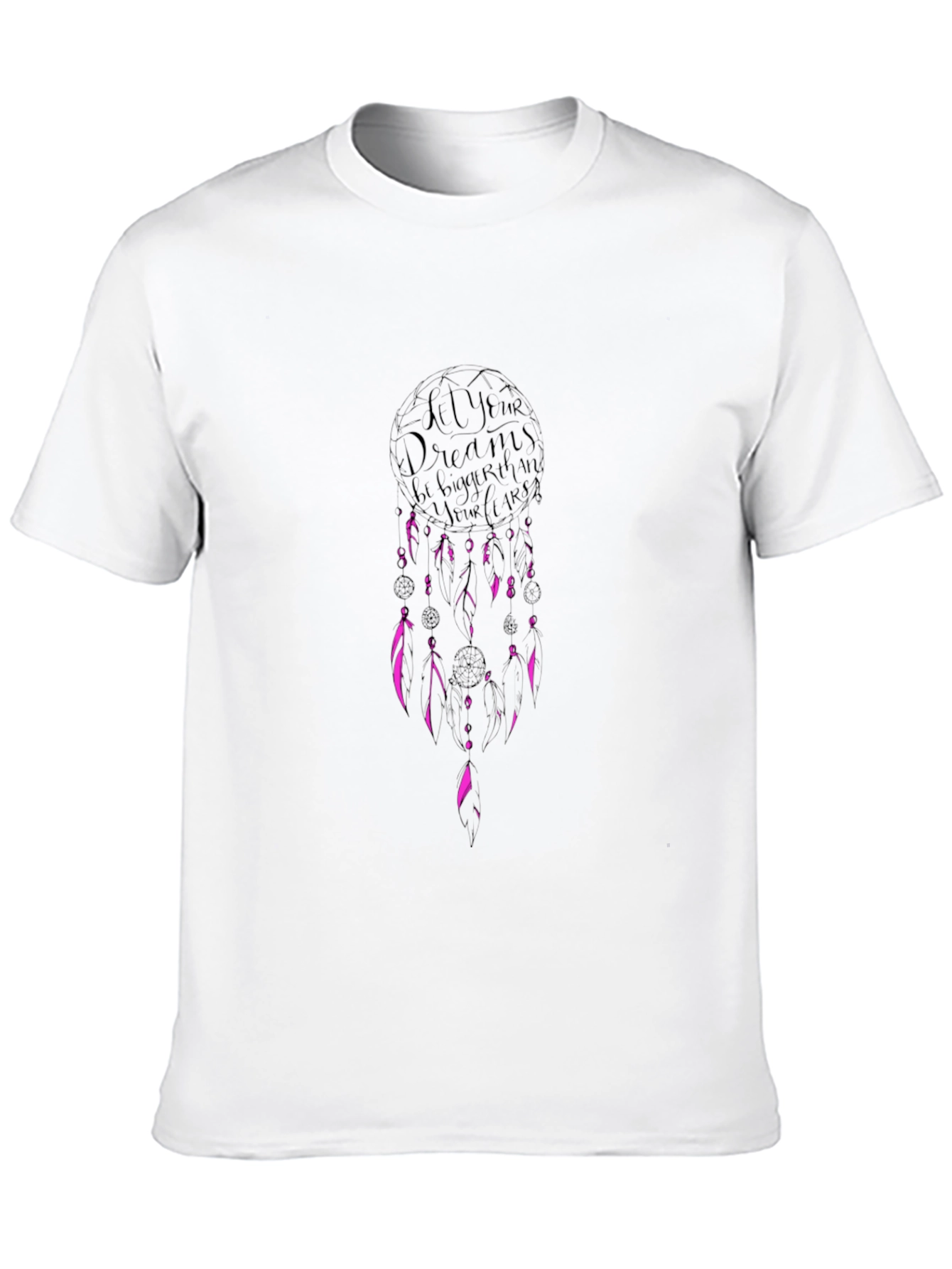 Dream Bigger Black Graphic Tee