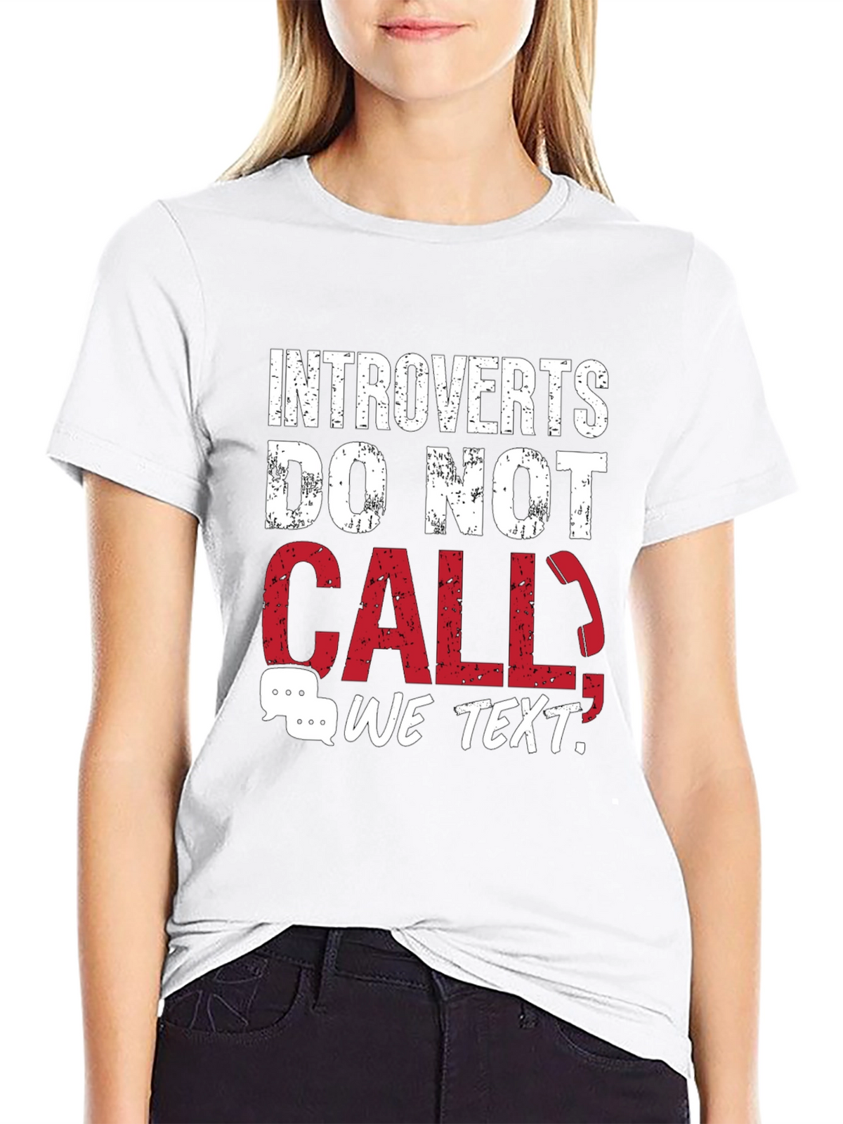 Introverts Do Not Call T-Shirt - Funny Graphic Tee