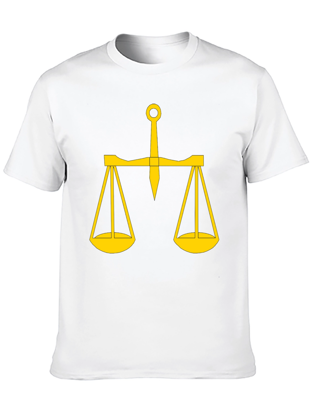 Scales of Justice Graphic Tee - Black