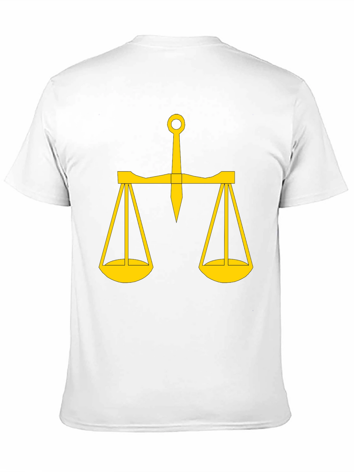 Scales of Justice Graphic Tee - Black
