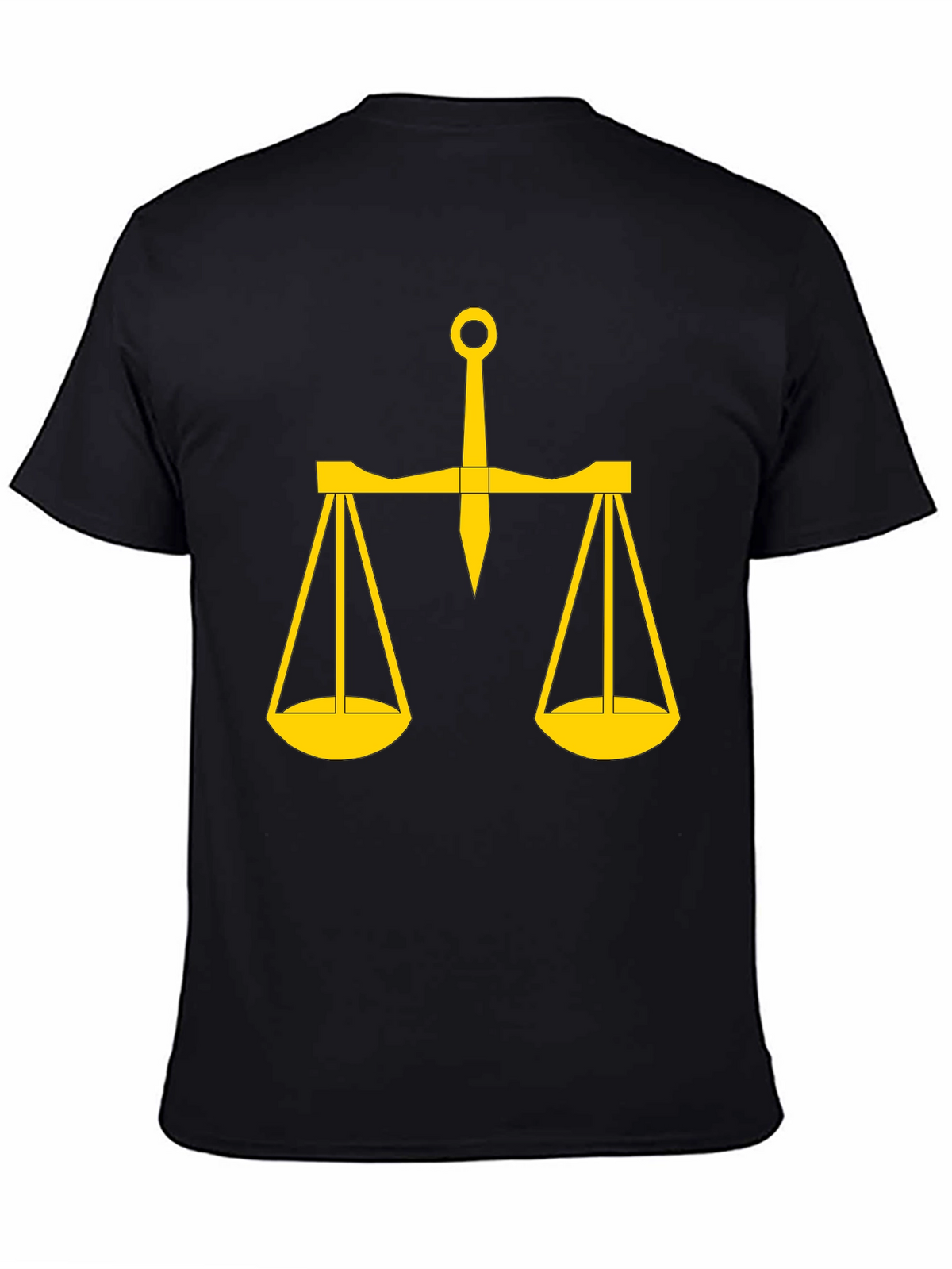 Scales of Justice Graphic Tee - Black