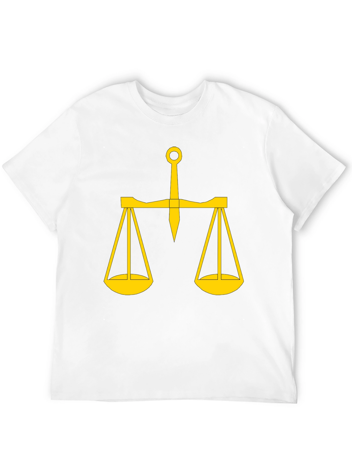 Scales of Justice Graphic Tee - Black