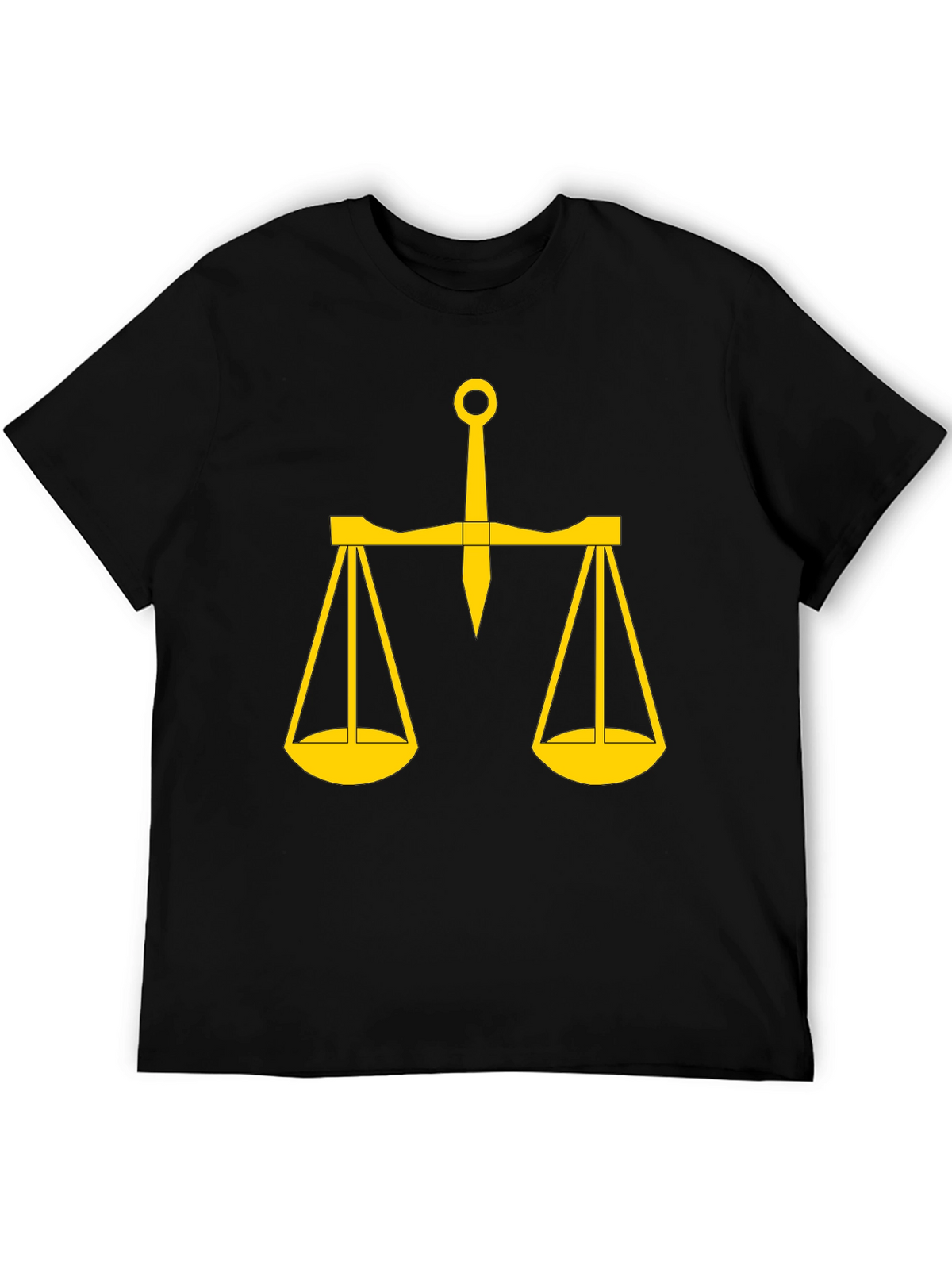 Scales of Justice Graphic Tee - Black
