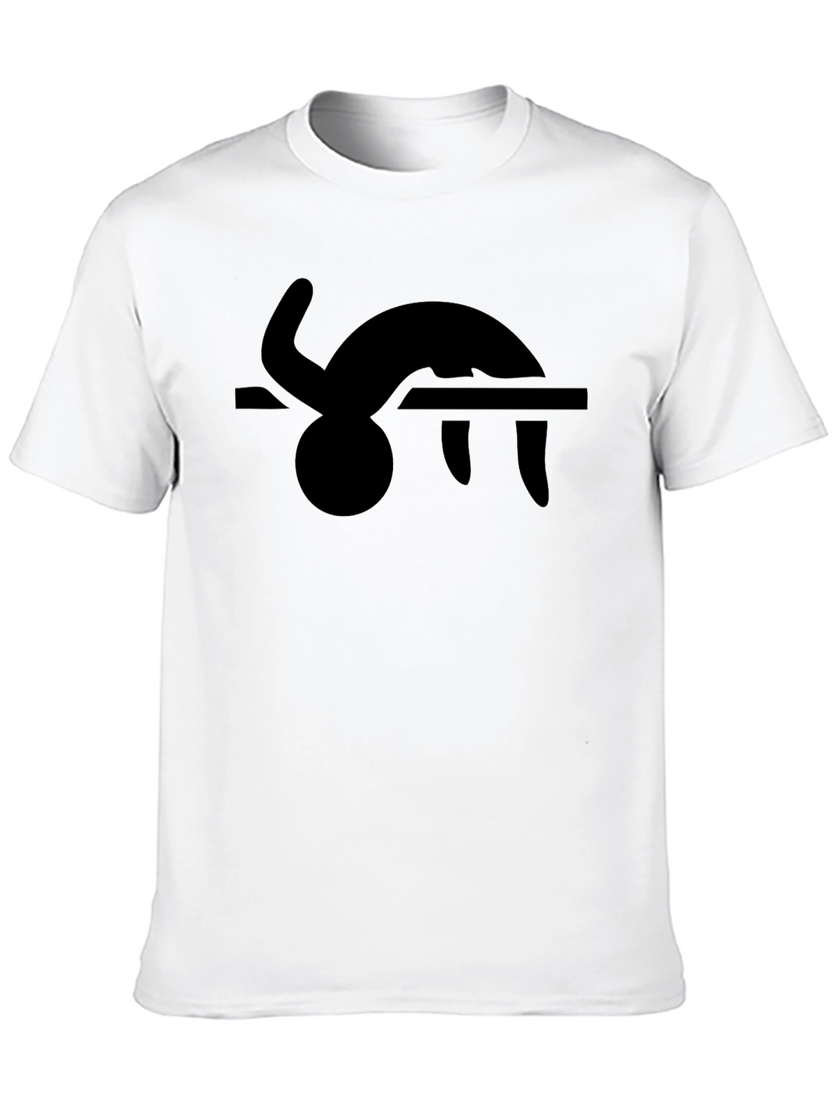Gymnast Silhouette Black T-Shirt