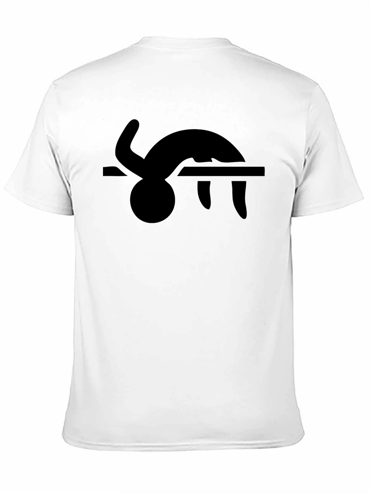 Gymnast Silhouette Black T-Shirt