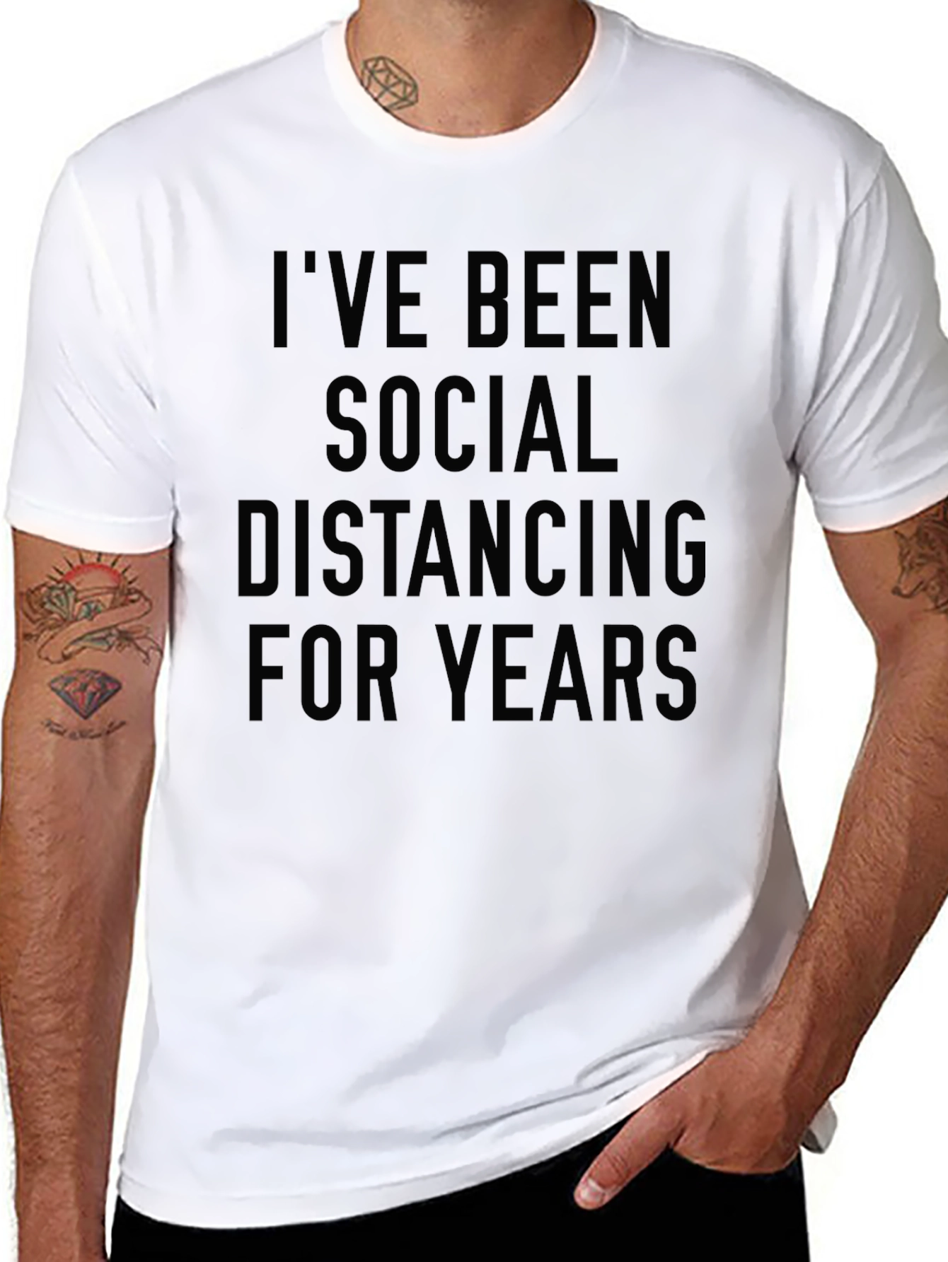 Social Distancing T-Shirt - Introvert Humor Tee