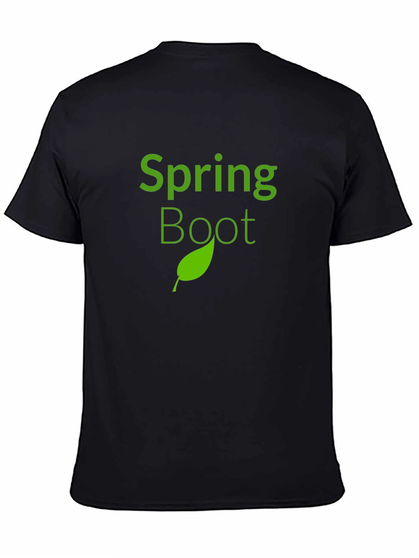 Spring Boot Black T-Shirt