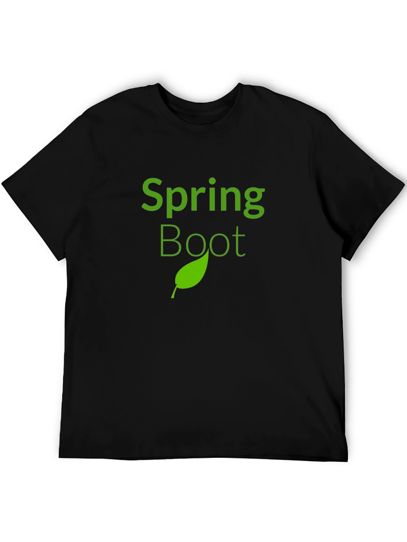 Spring Boot Black T-Shirt