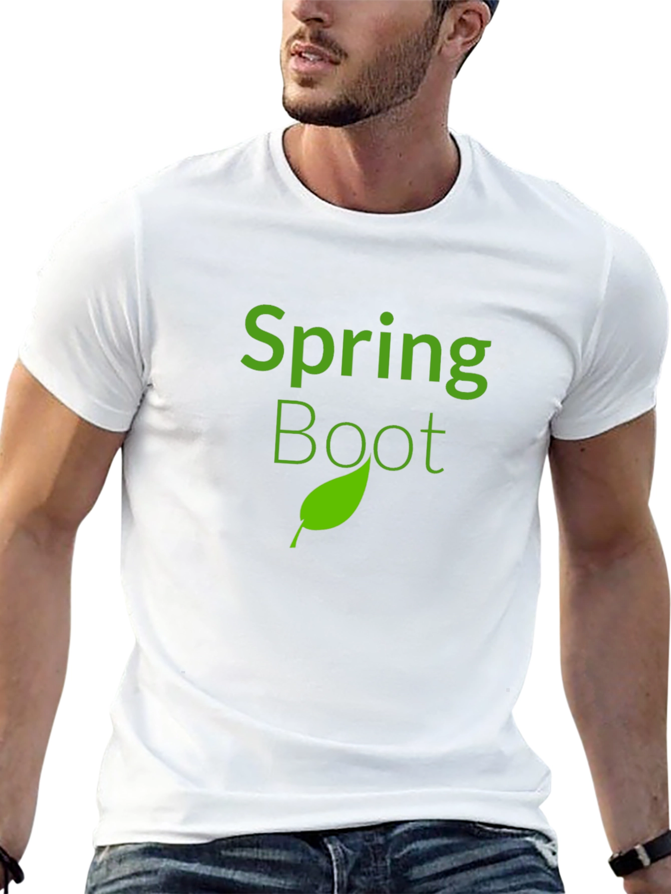 Spring Boot Black T-Shirt