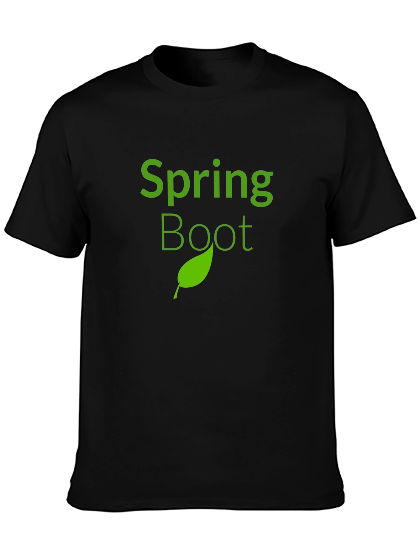 Spring Boot Black T-Shirt