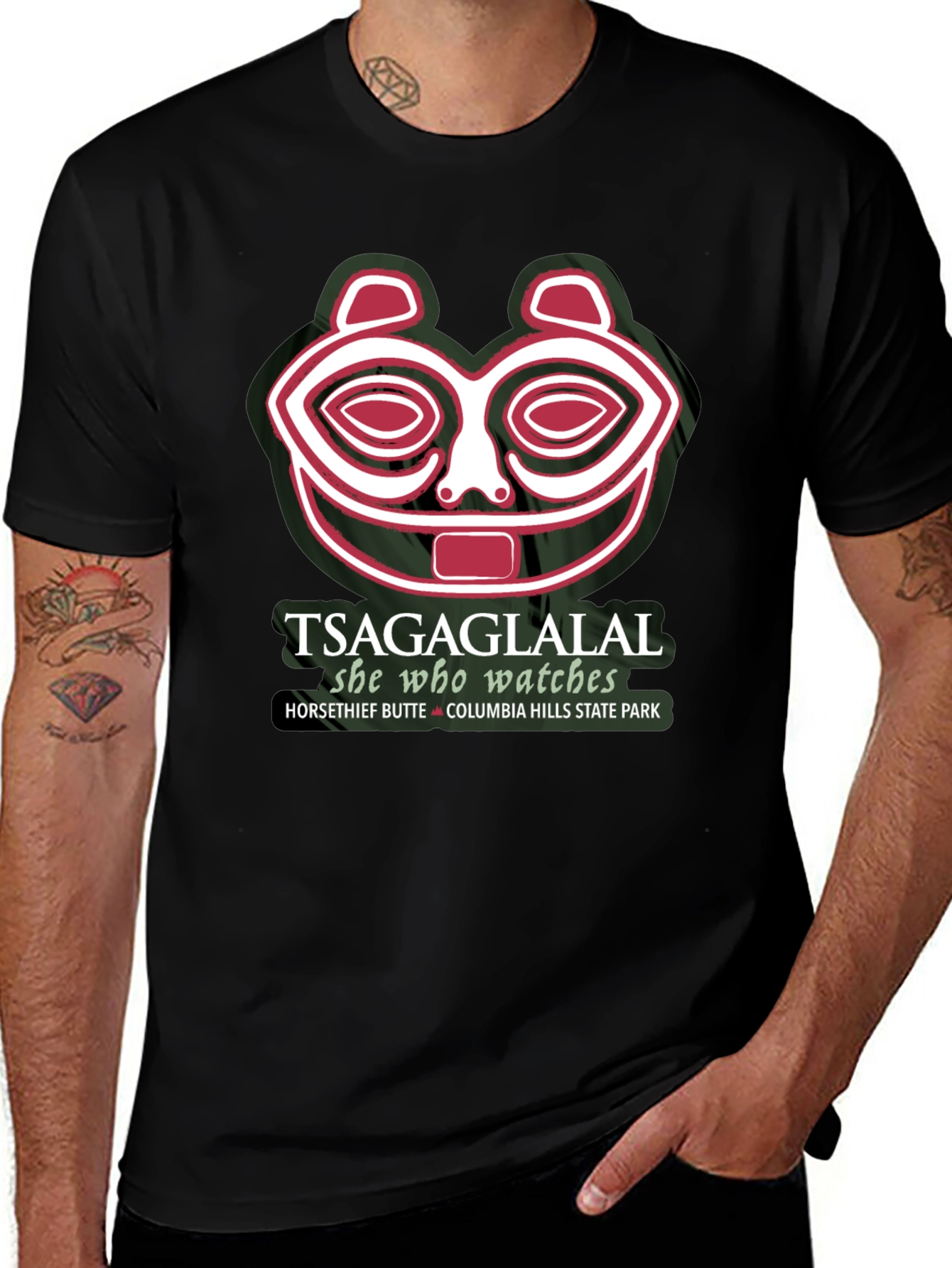 Tsagaglalal Graphic Tee - Horse Thief Butte