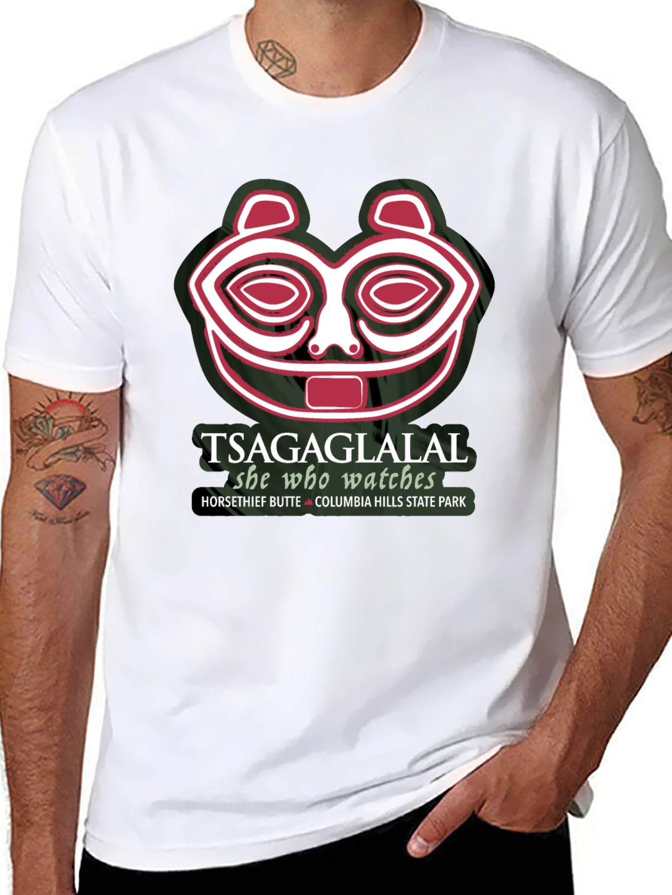 Tsagaglalal Graphic Tee - Horse Thief Butte