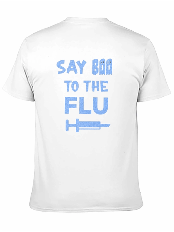 Say Boo To The Flu Black T-Shirt