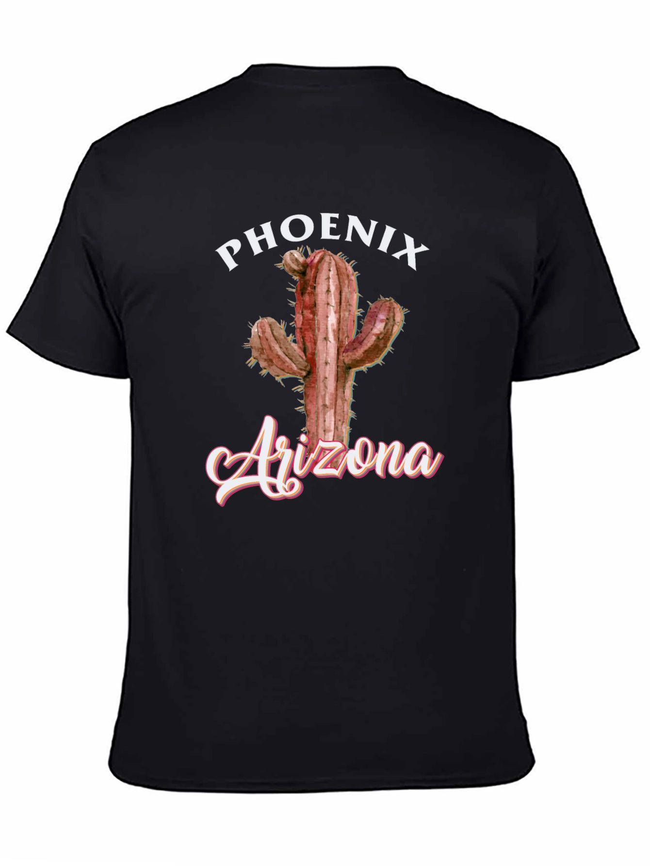 Phoenix Arizona Cactus Graphic T-Shirt