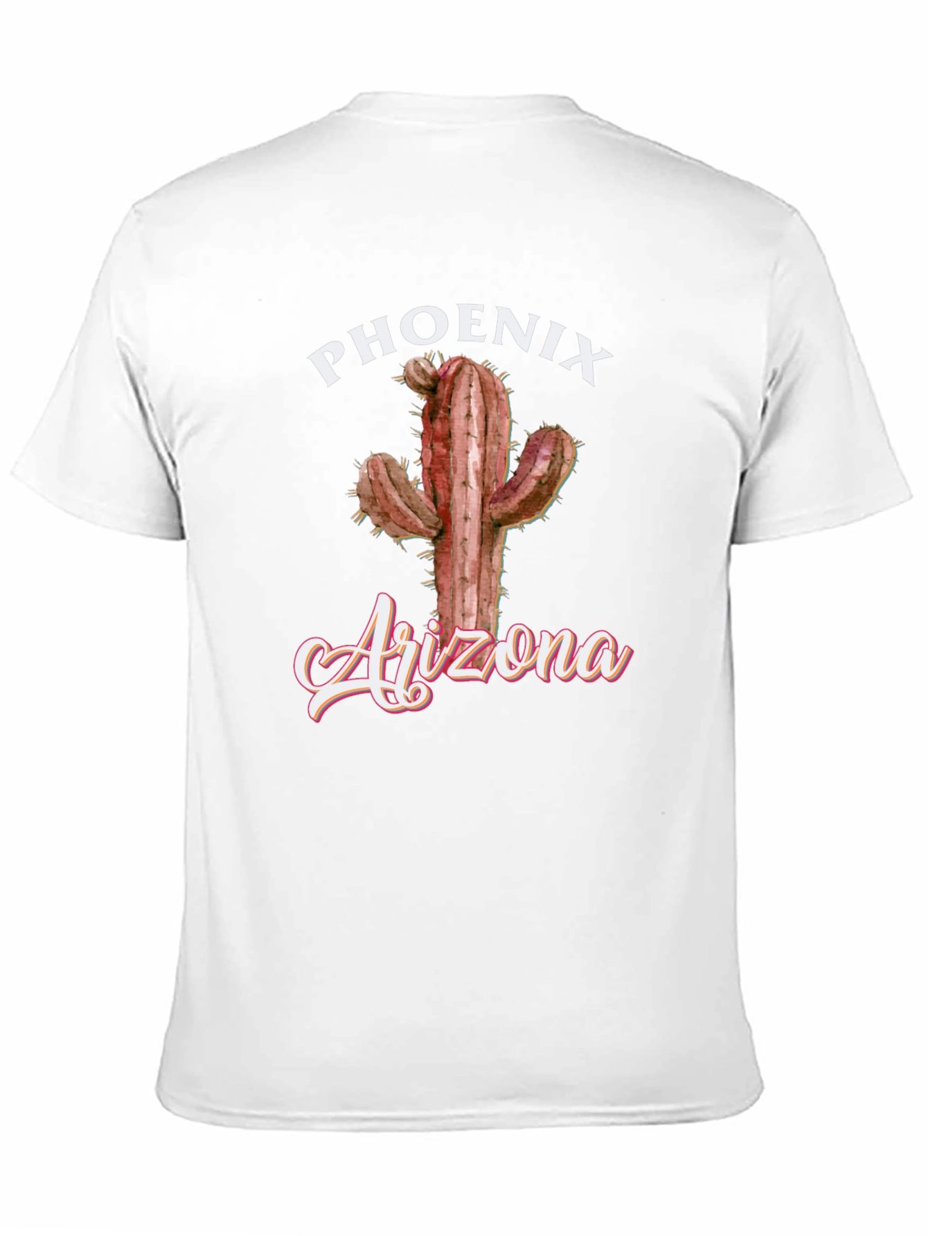 Phoenix Arizona Cactus Graphic T-Shirt