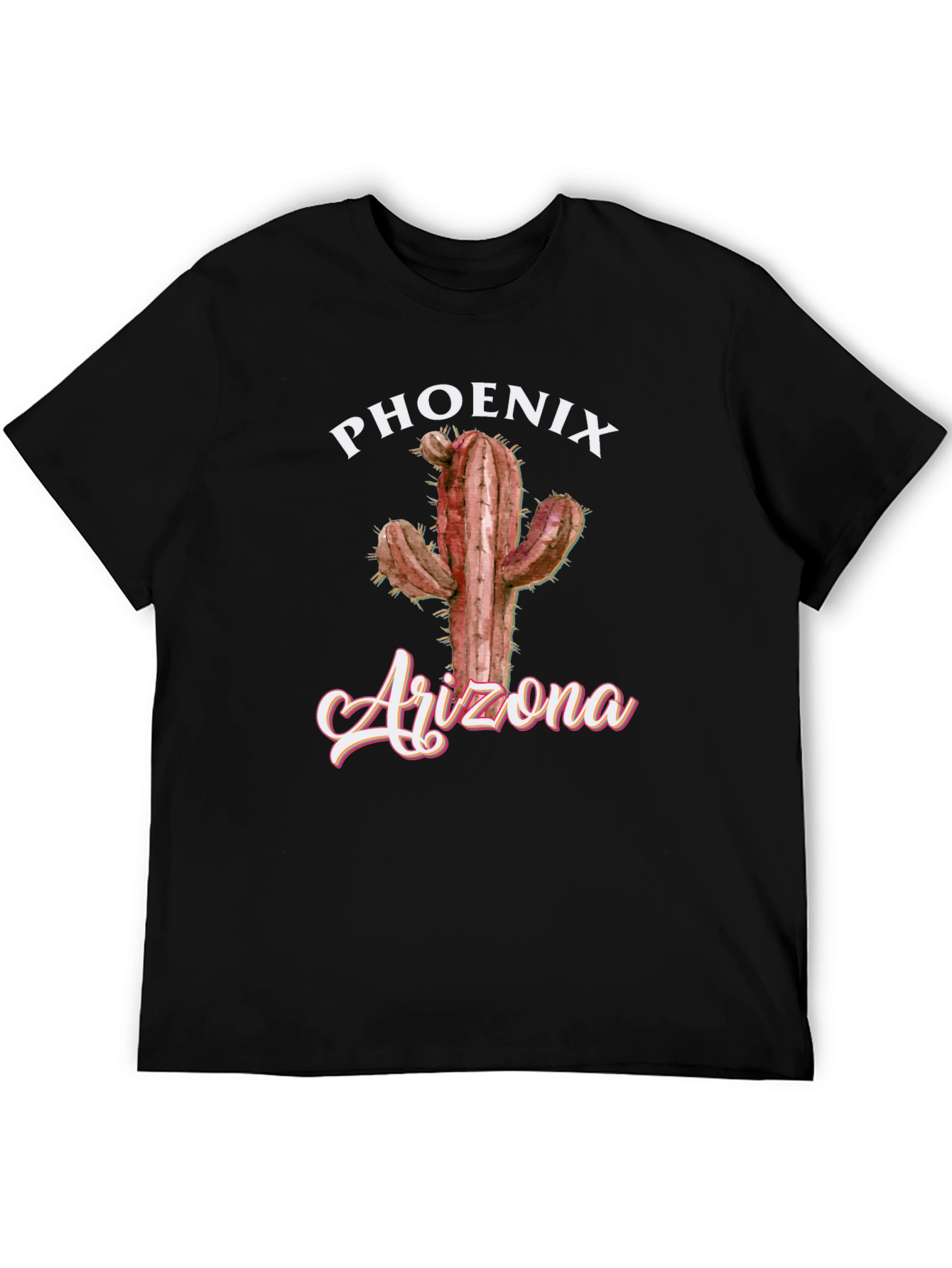 Phoenix Arizona Cactus Graphic T-Shirt