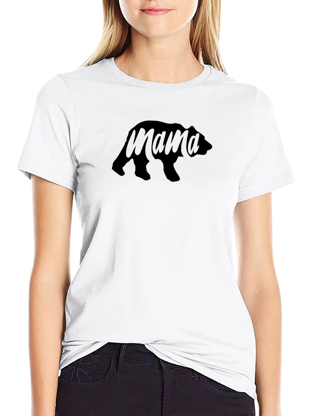 Mama Bear Graphic Tee - Stylish Comfort