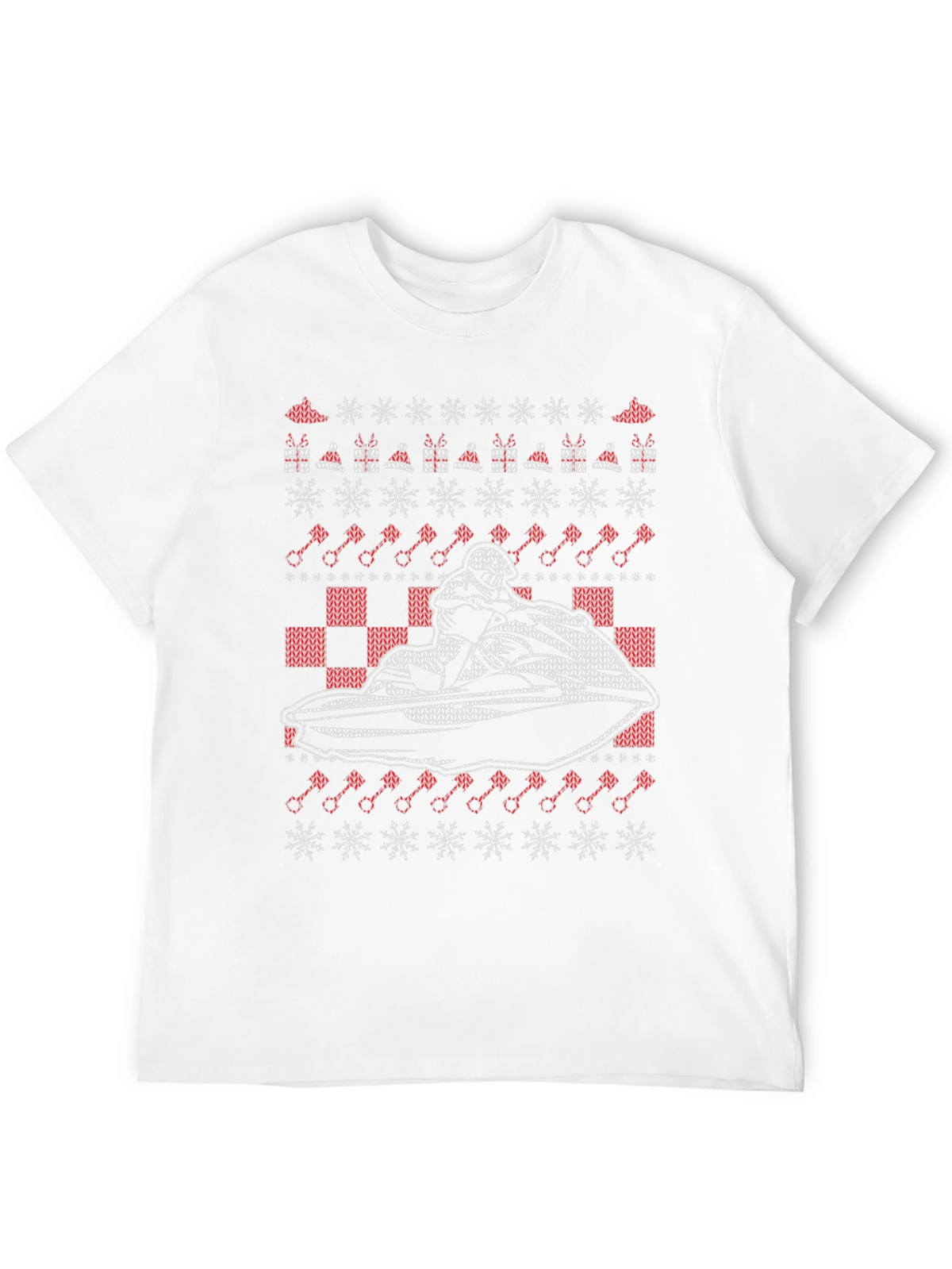 Jet Ski Ugly Christmas Sweater T-Shirt