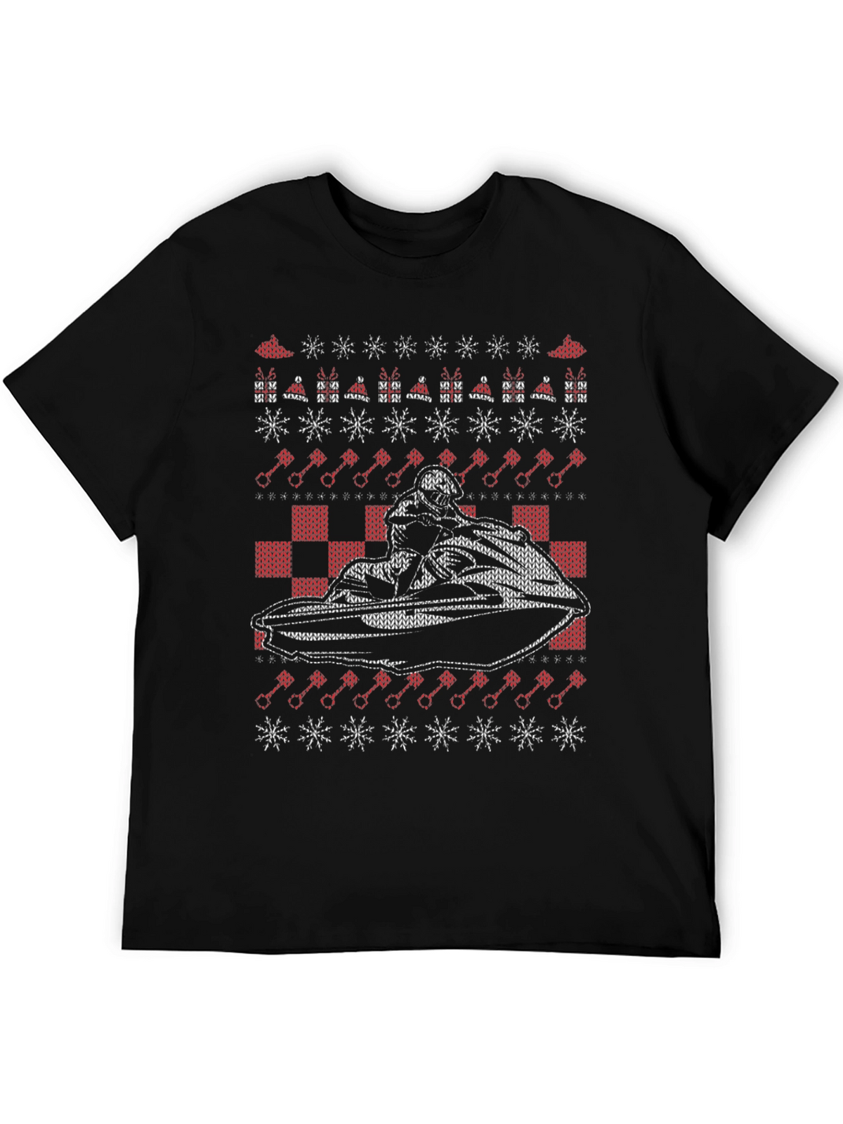 Jet Ski Ugly Christmas Sweater T-Shirt
