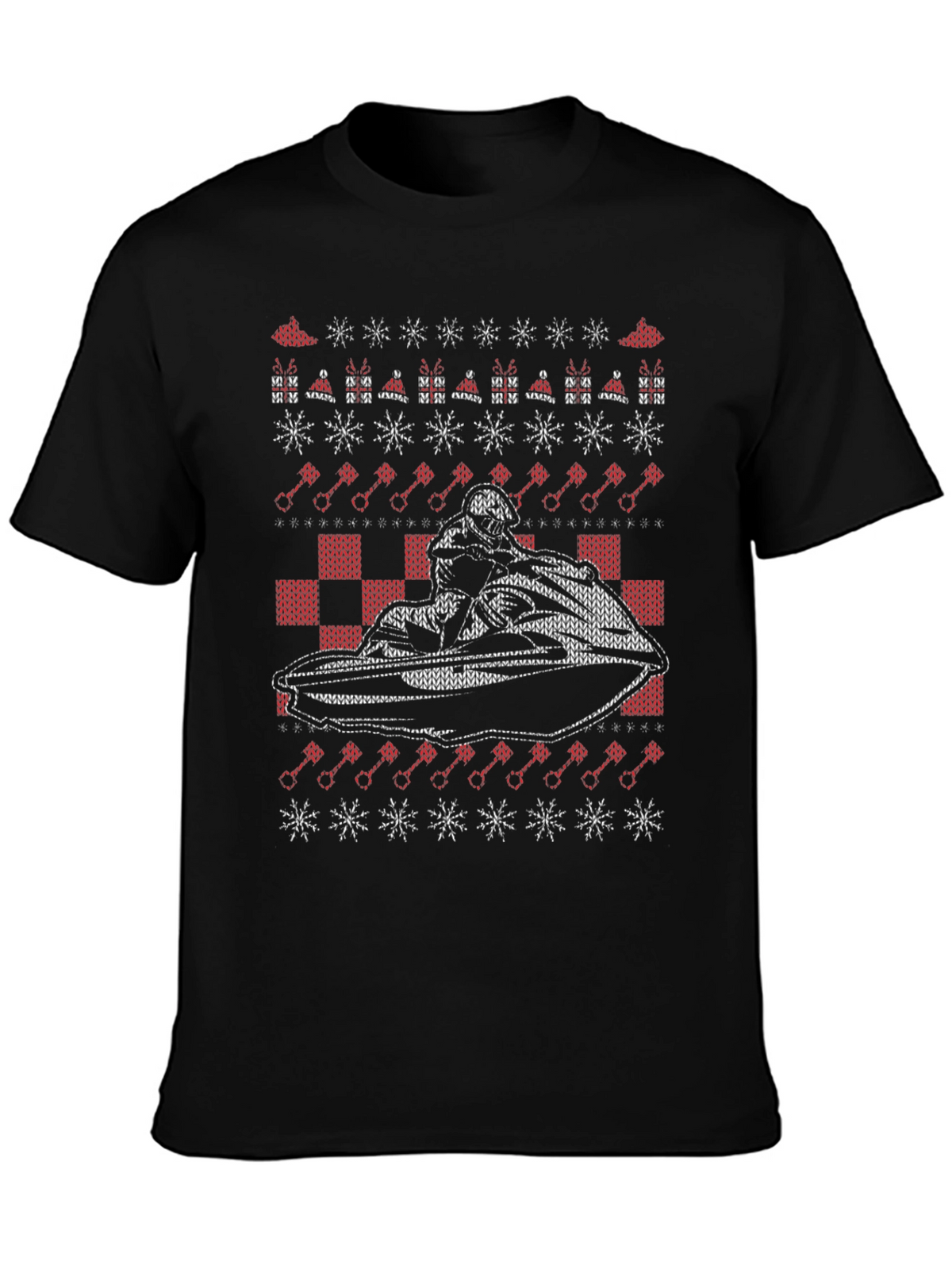 Jet Ski Ugly Christmas Sweater T-Shirt