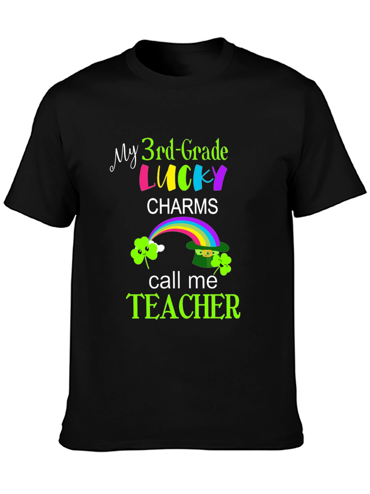 Lucky Charms Teacher Graphic T-Shirt
