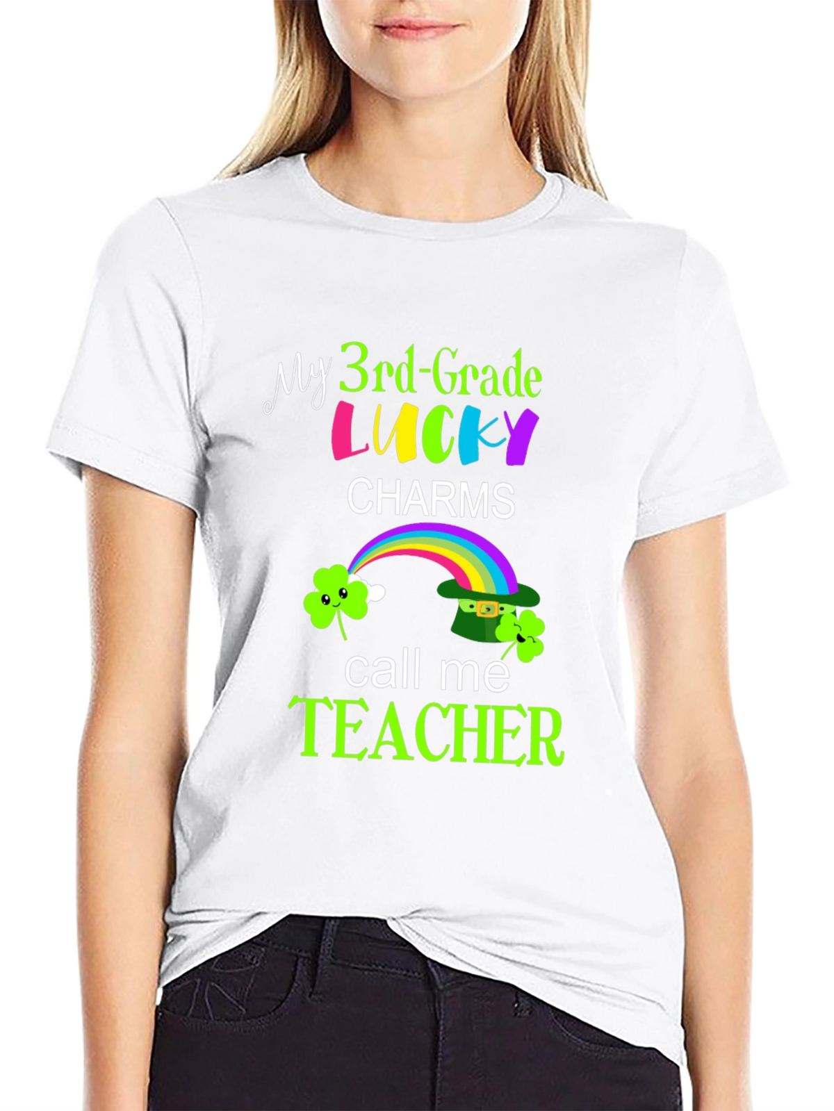 Lucky Charms Teacher Graphic T-Shirt