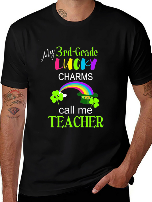 Lucky Charms Teacher Graphic T-Shirt