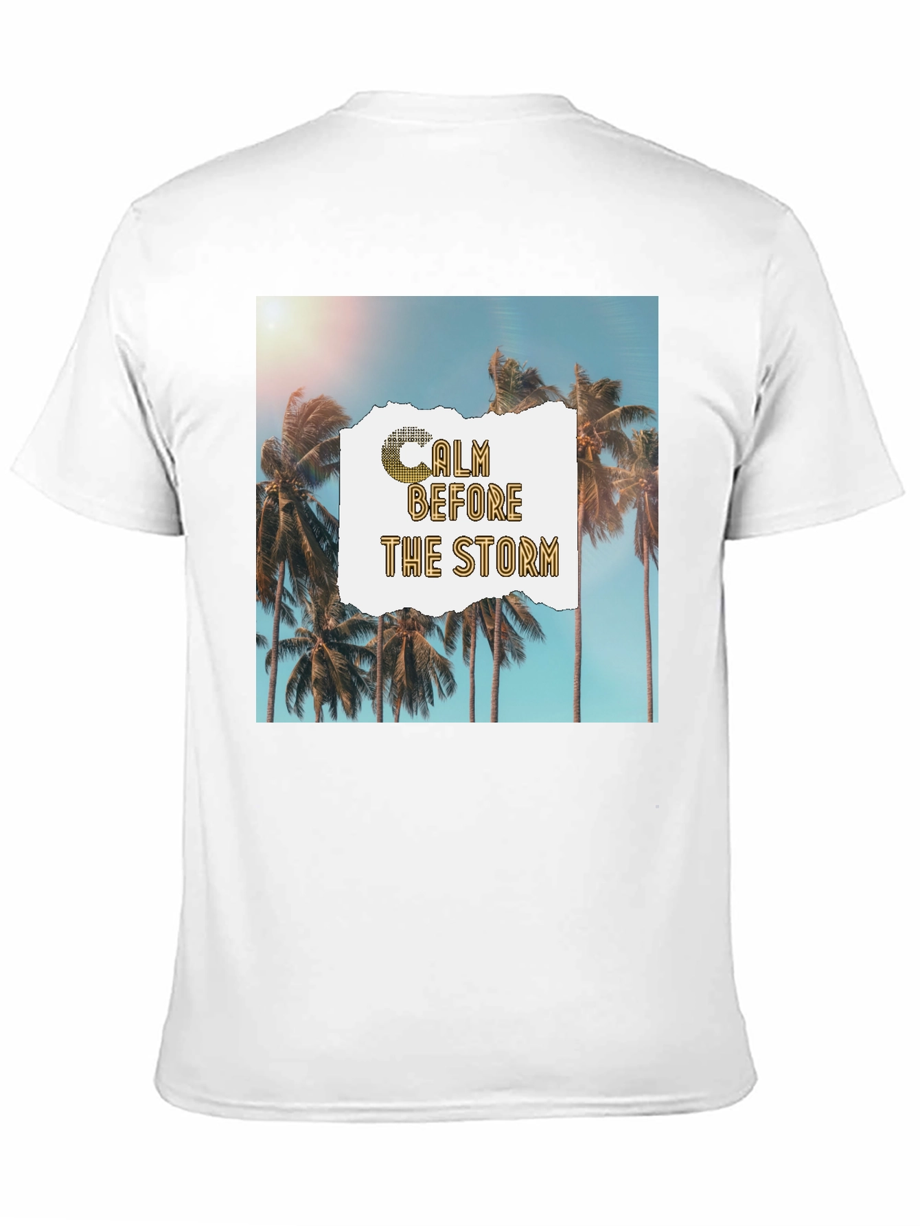 Calm Before The Storm Palm Graphic T-Shirt