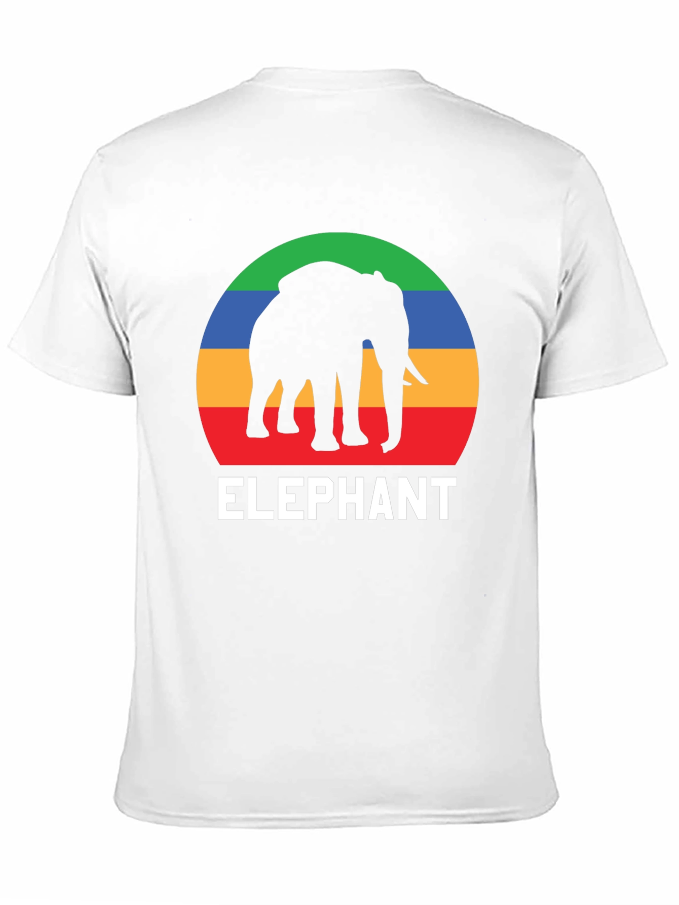 Elephant Graphic T-Shirt - Retro Style