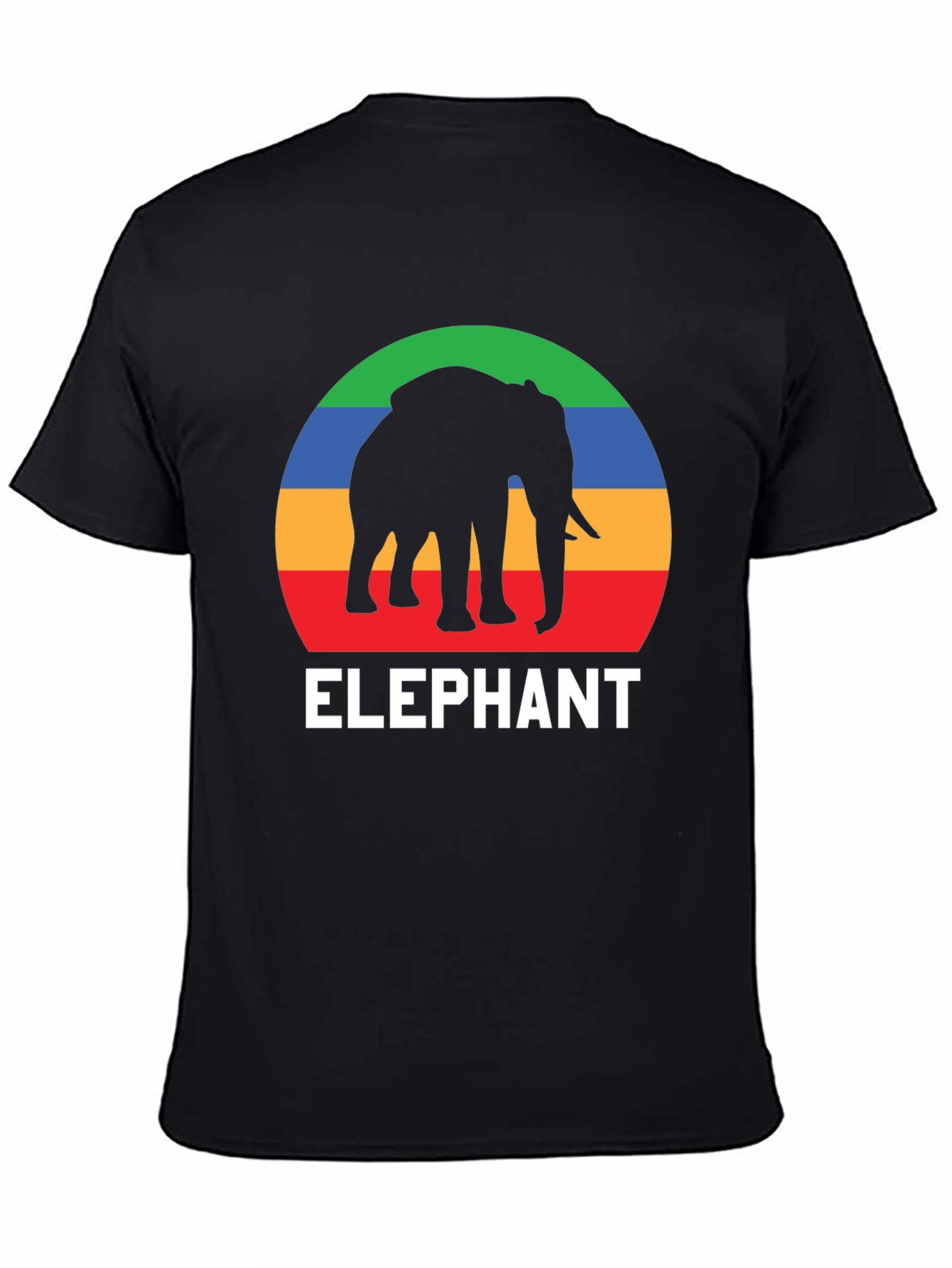 Elephant Graphic T-Shirt - Retro Style