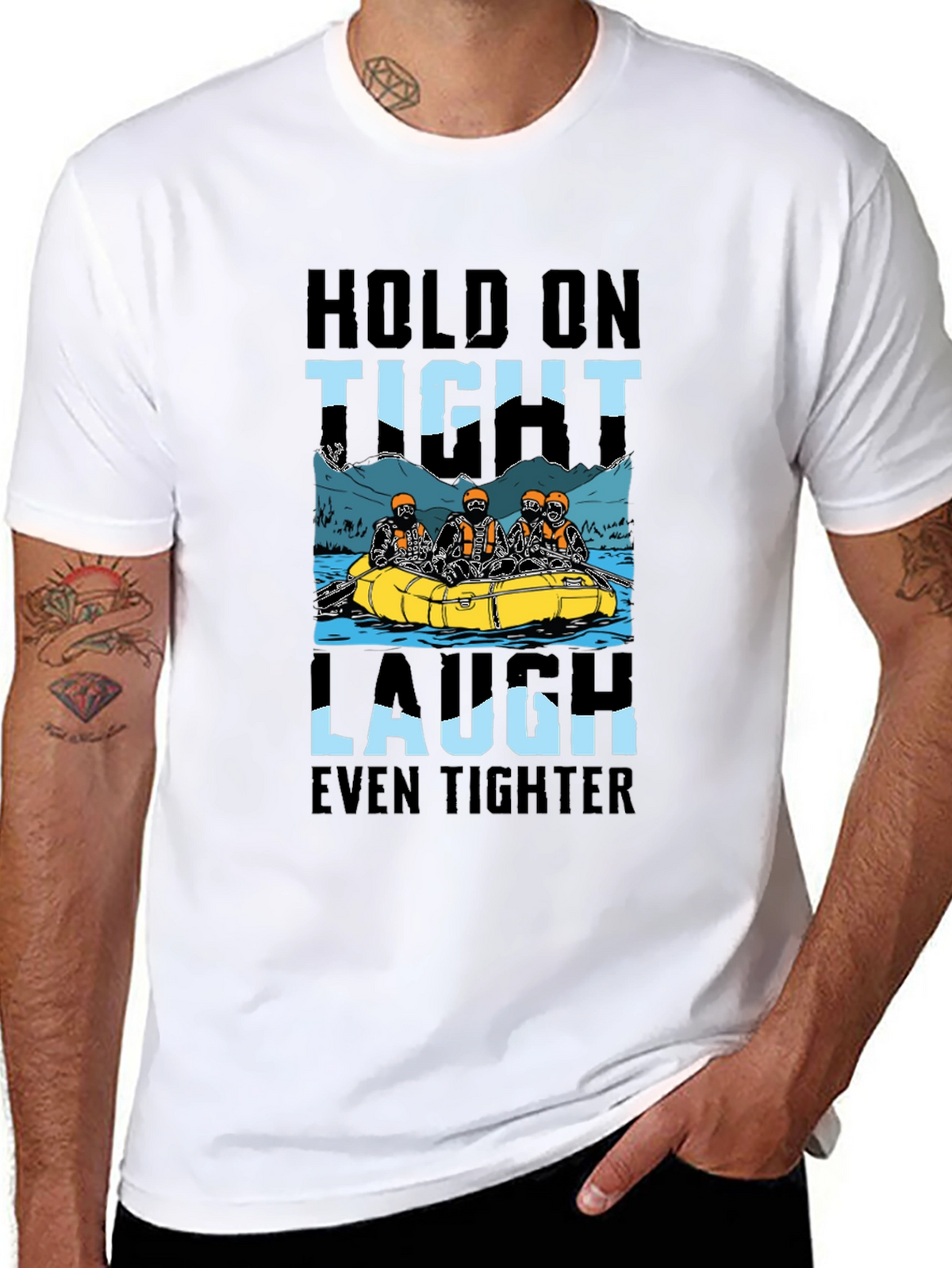 Hold On Tight Rafting T-Shirt